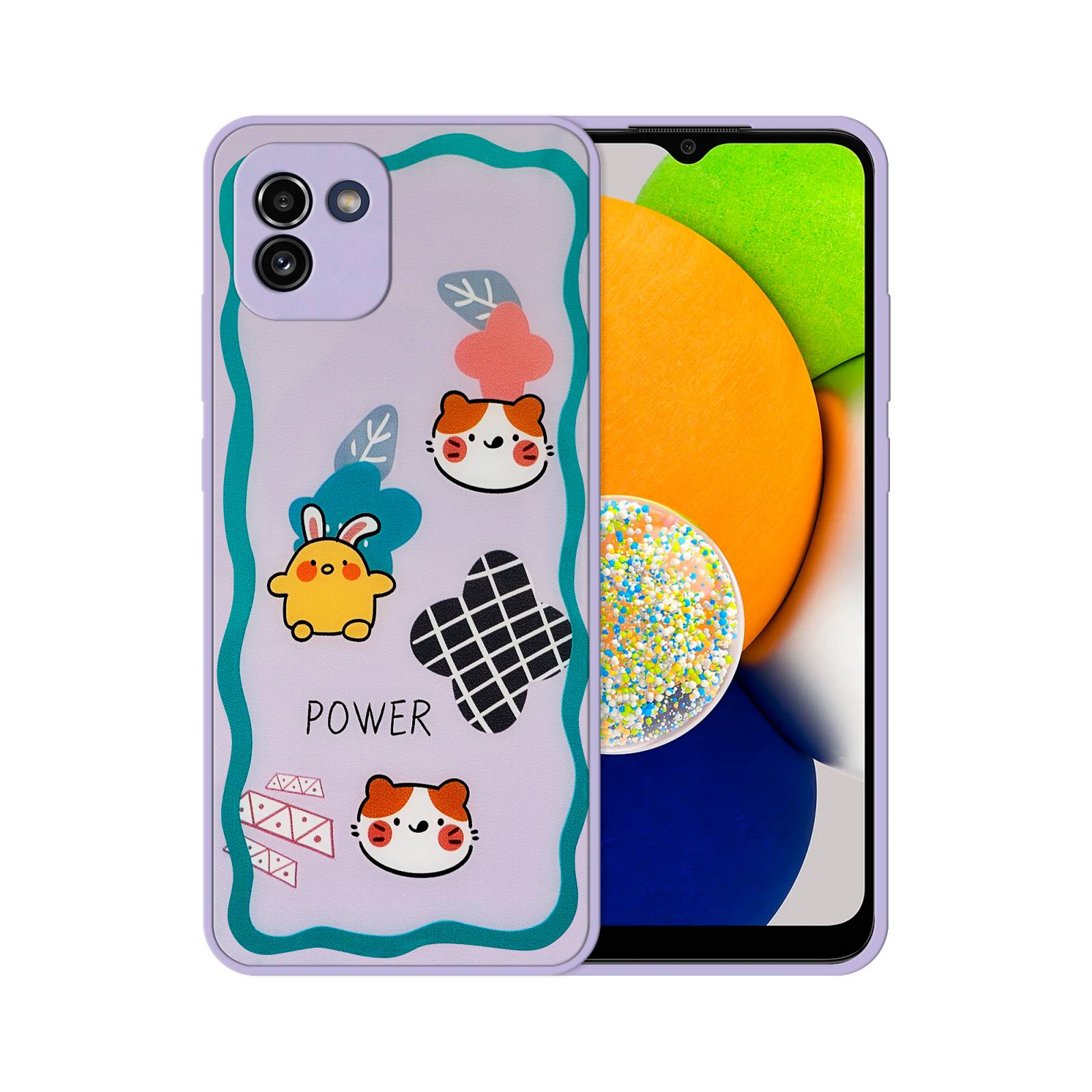 Funda de Vidrio Templado Glass Fashion para Samsung A03