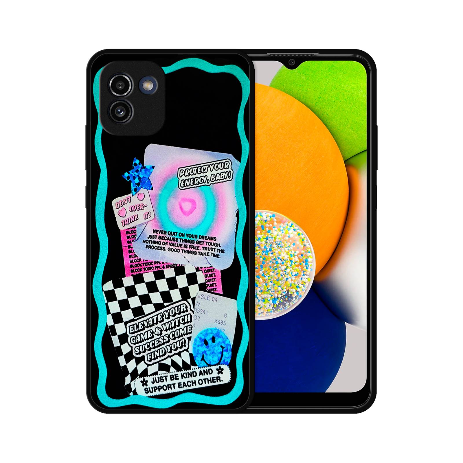 Funda de Vidrio Templado Glass Fashion para Samsung A03
