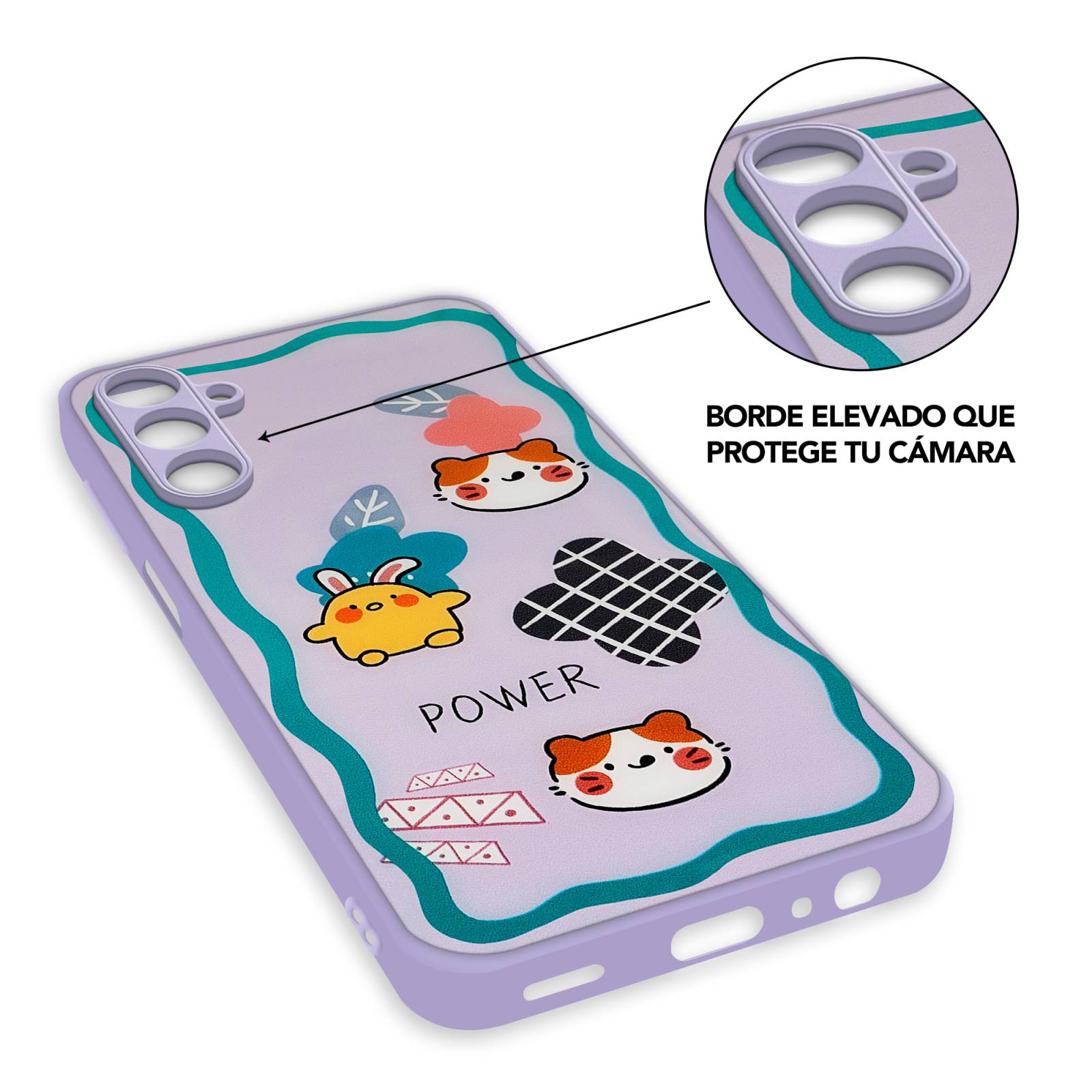 Funda de Vidrio Templado Glass Fashion para Samsung A05 / A05s