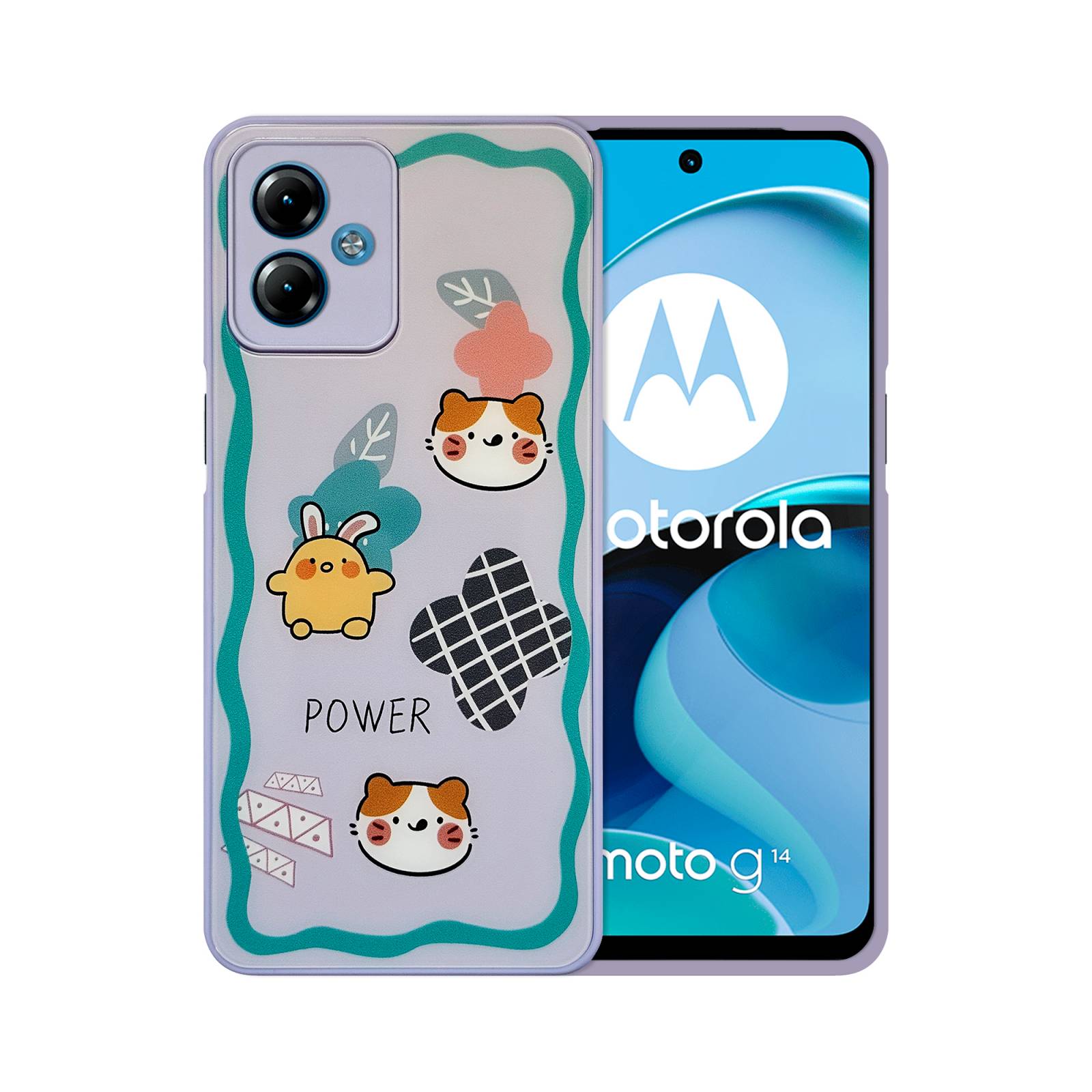 Funda de Vidrio Templado Glass Fashion para Moto G14