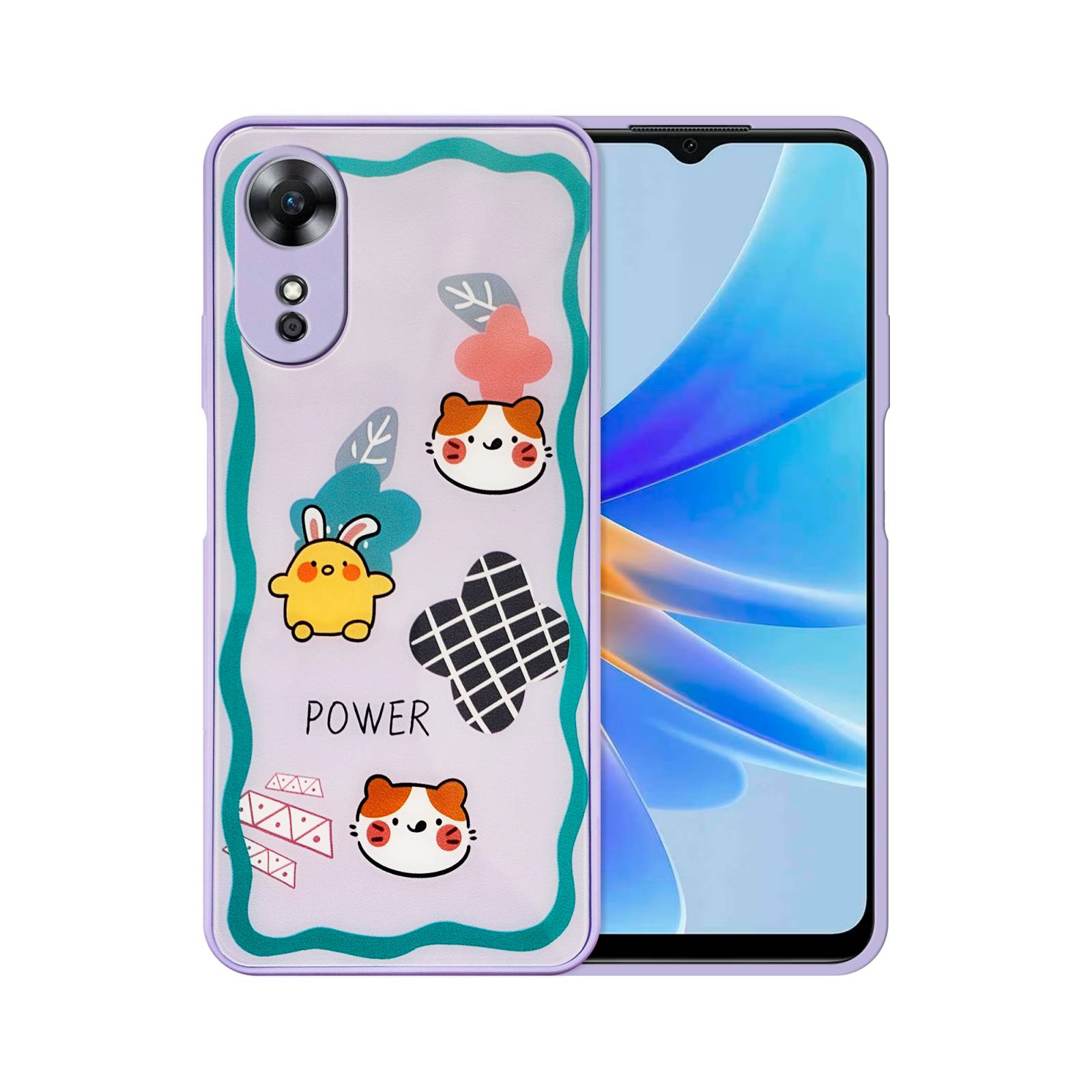 Funda de Vidrio Templado Glass Fashion para Oppo A17