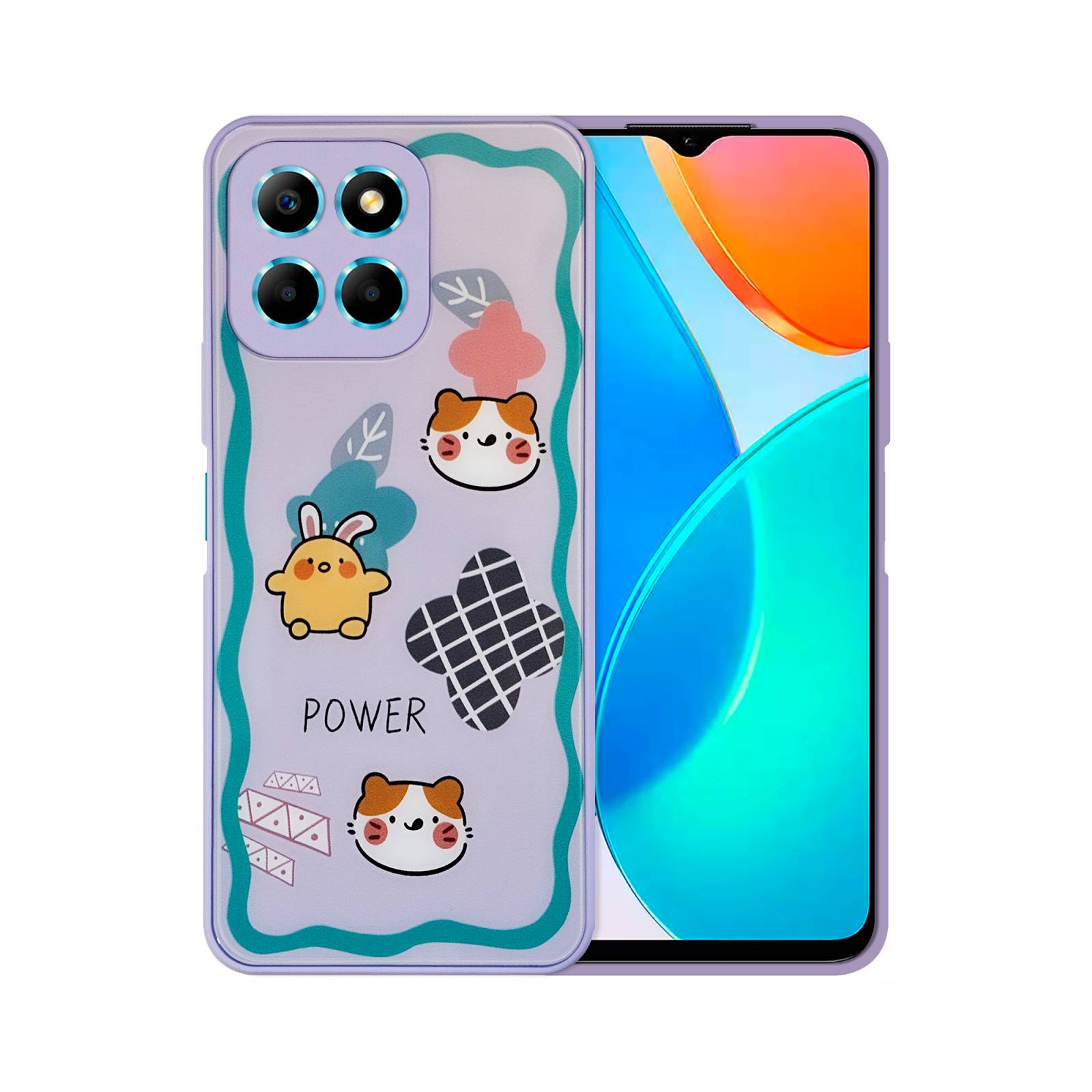 Funda de Vidrio Templado Glass Fashion para Honor X6/X6s/X8a 5G/X8 5G