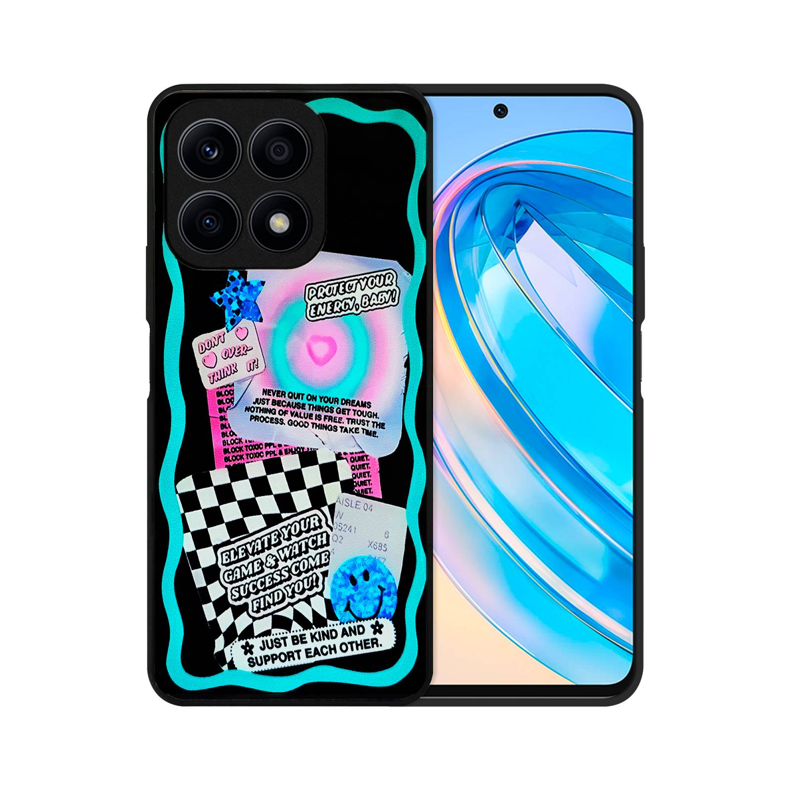 Funda de Vidrio Templado Glass Fashion para Honor X8a