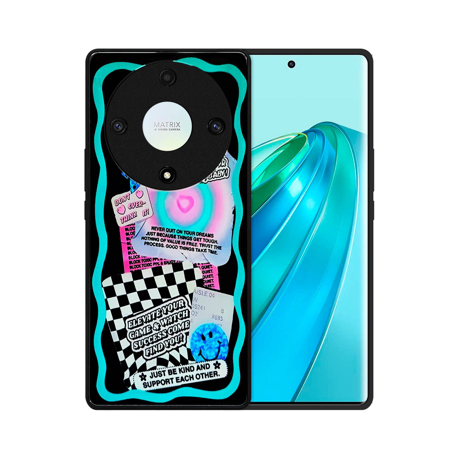 Funda de Vidrio Templado Glass Fashion para Honor Magic 5 Lite