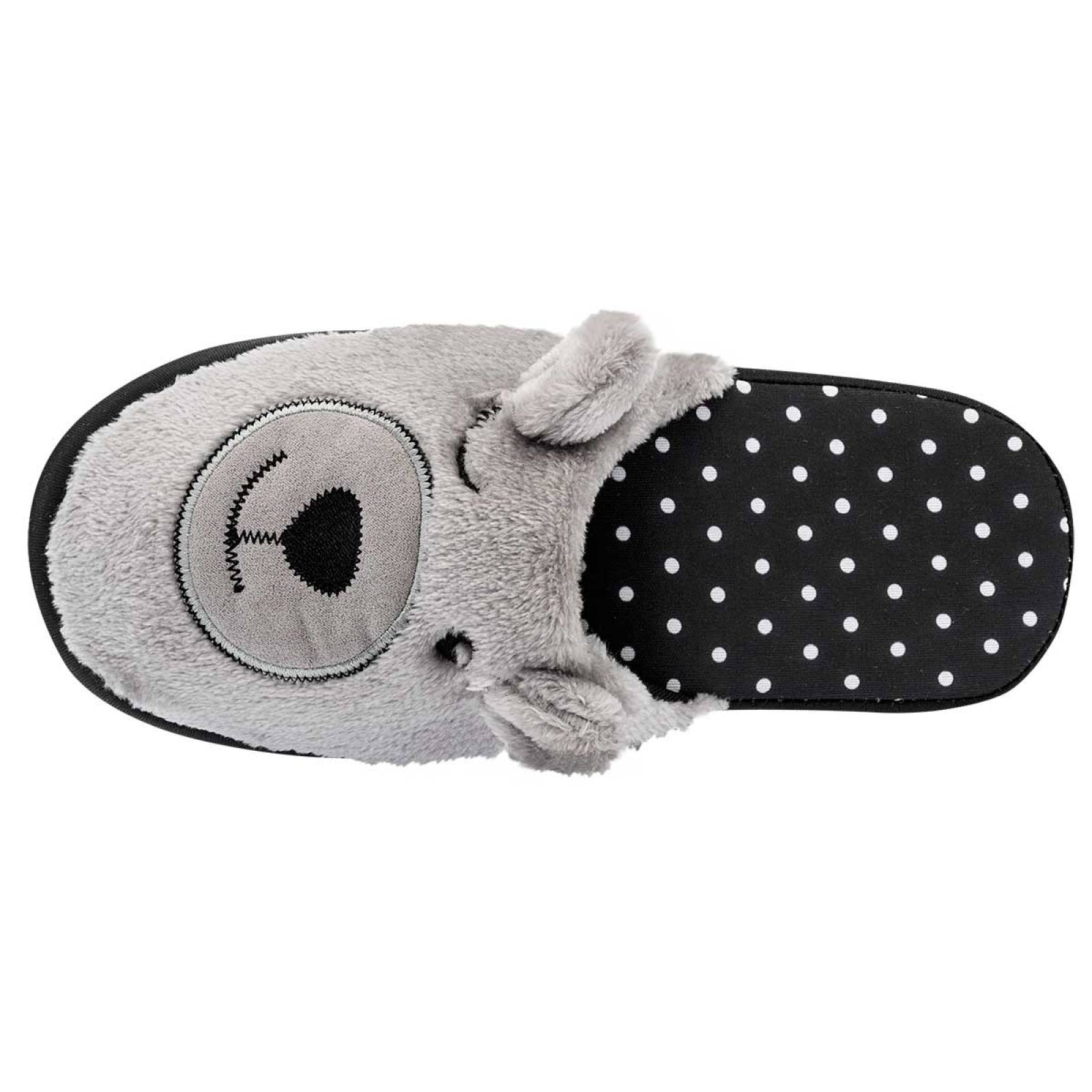 Pantufla Huarachetas Papz20001 Gris Chi (22-23), med (24-25), gde (26-27)