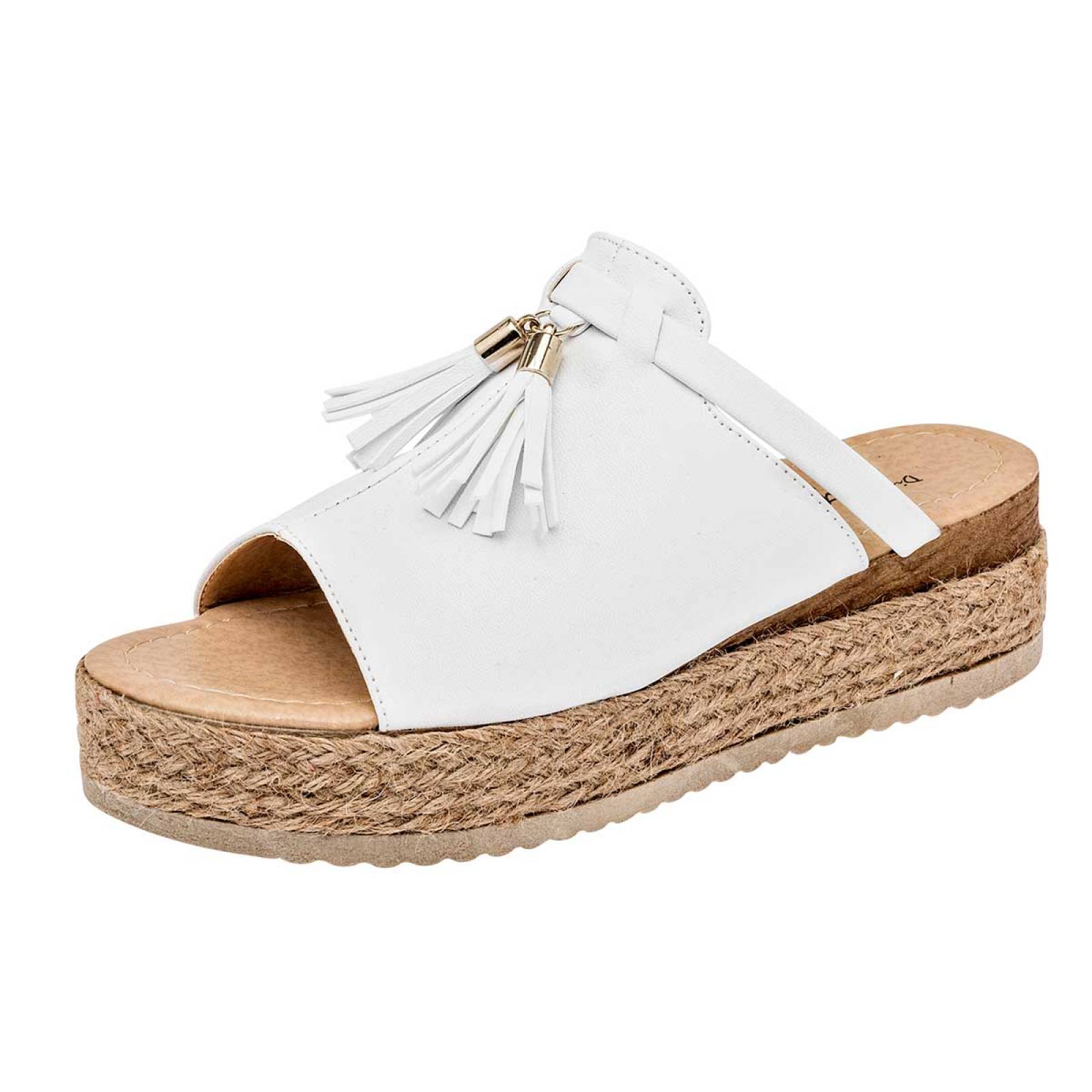 Sandalia Dianne monzetti 1721 Blanco 22 al 26 sin medios