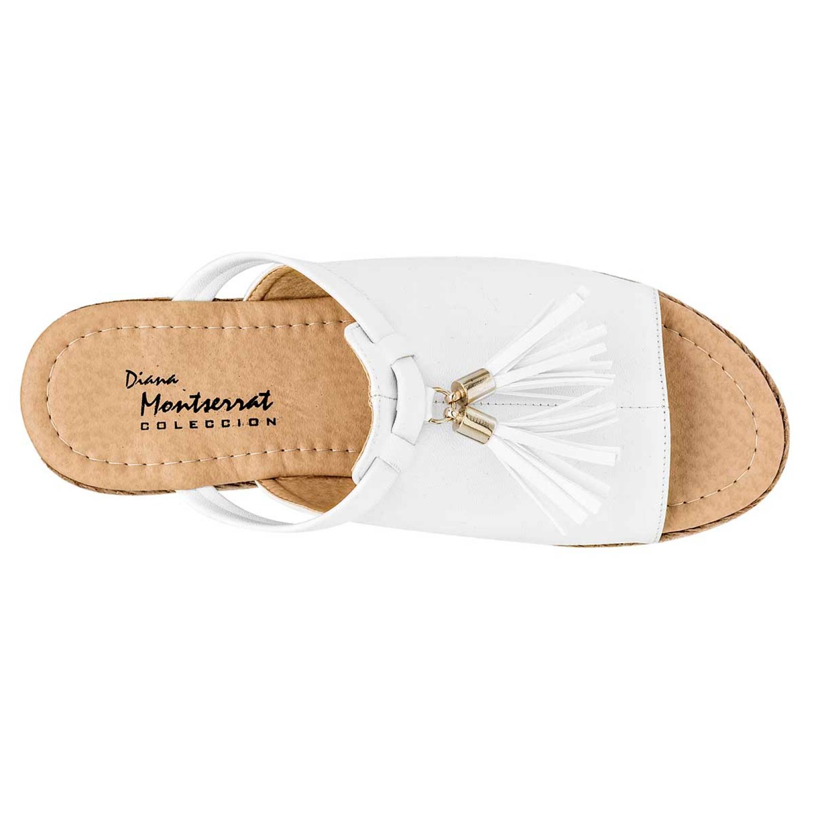 Sandalia Dianne monzetti 1721 Blanco 22 al 26 sin medios