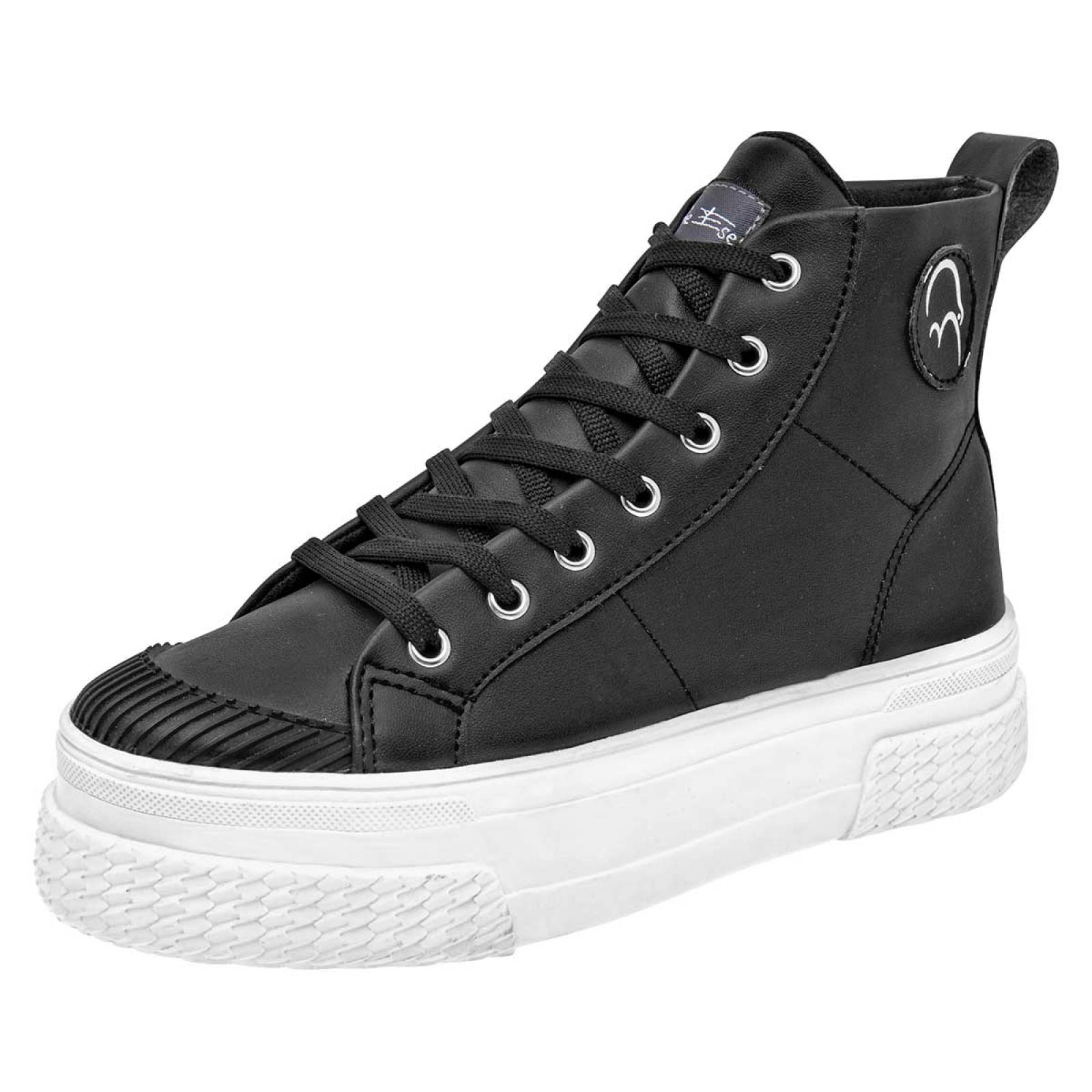 Tenis Hs casual 370 Negro 22 al 26 sin medios