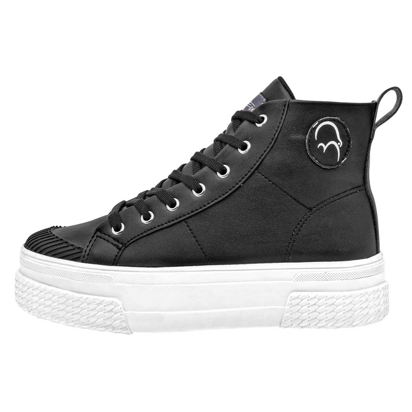 Tenis Hs casual 370 Negro 22 al 26 sin medios