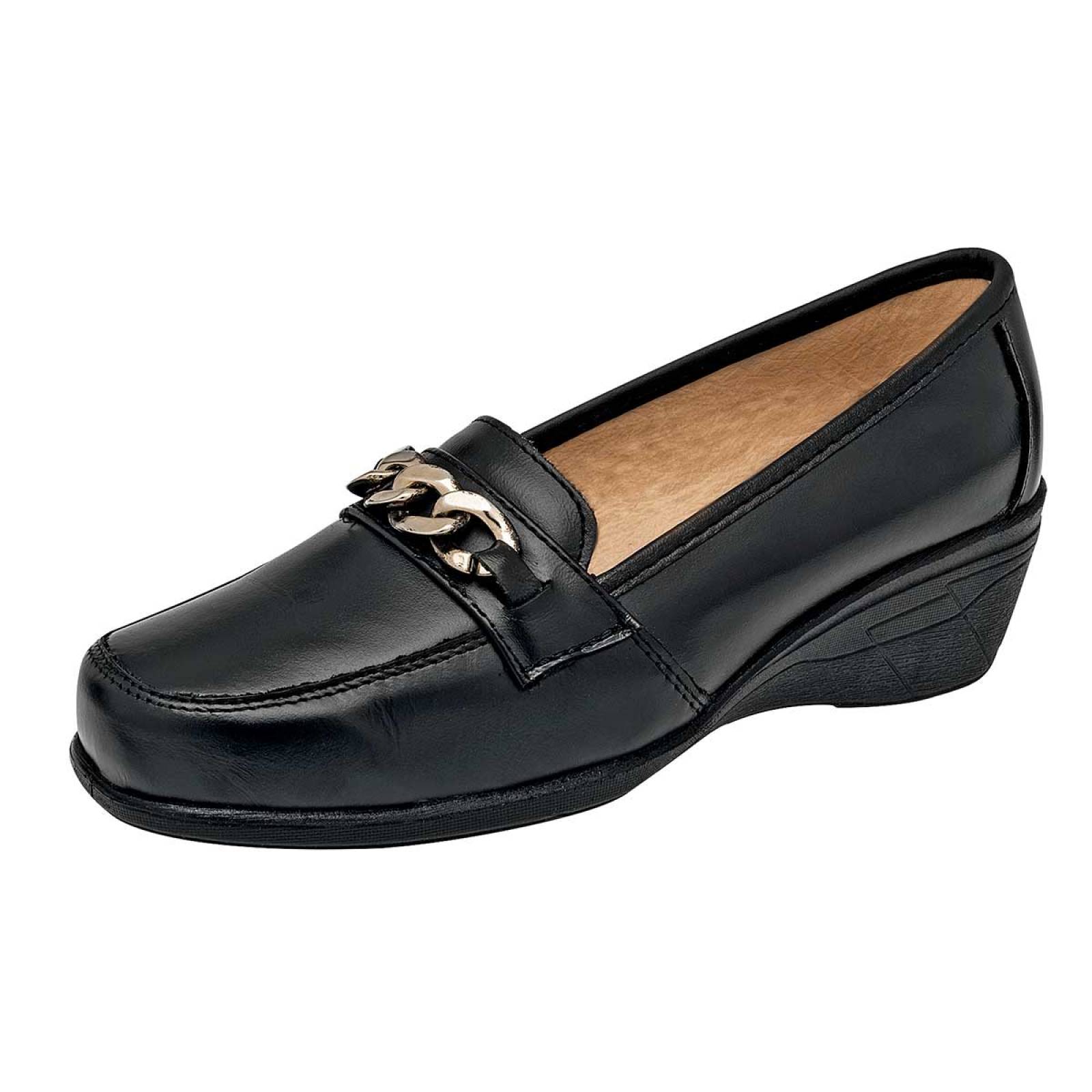 Zapato confort Florenza 8014 Negro 22 al 26 sin medios