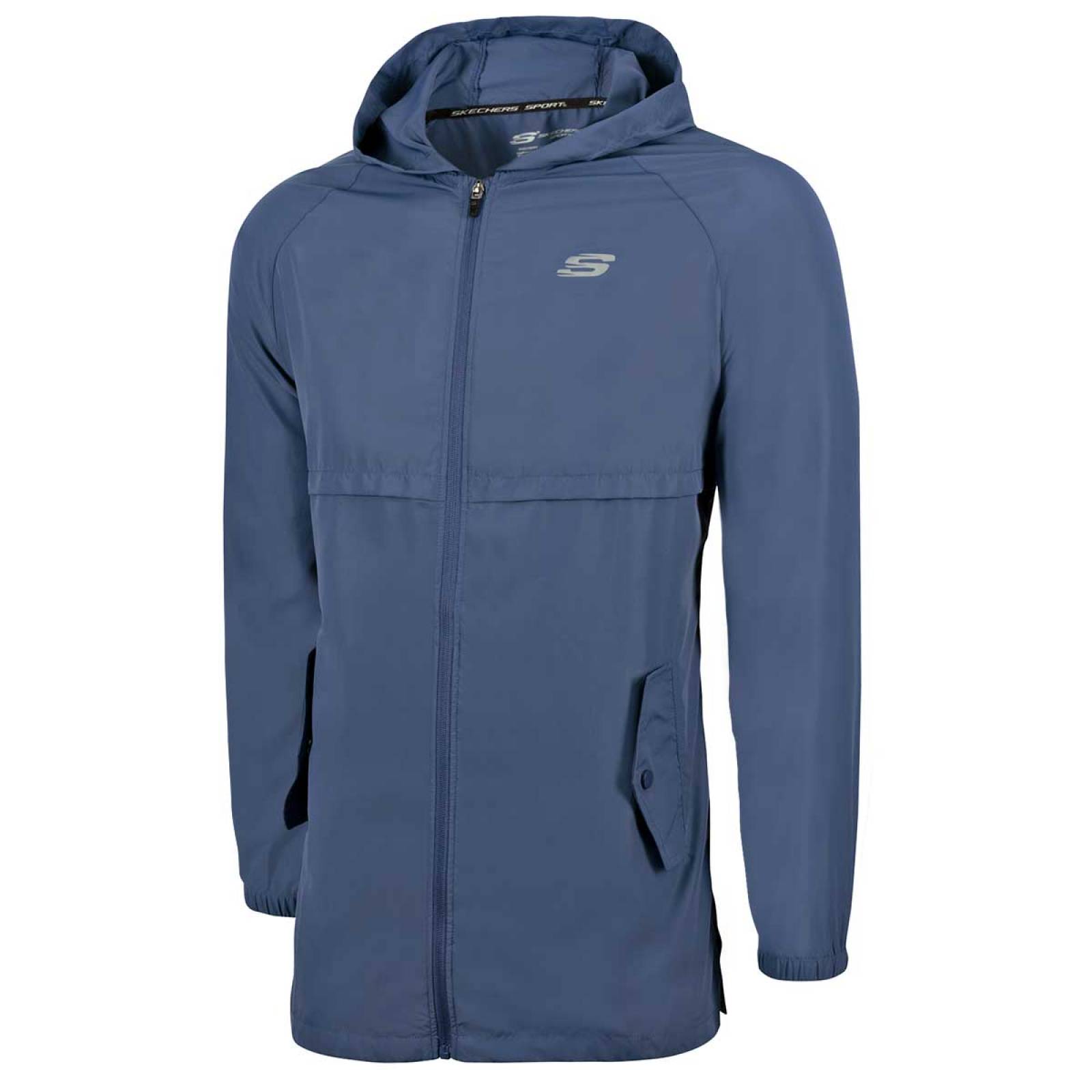 Chamarra Skechers Amj036blu Azul