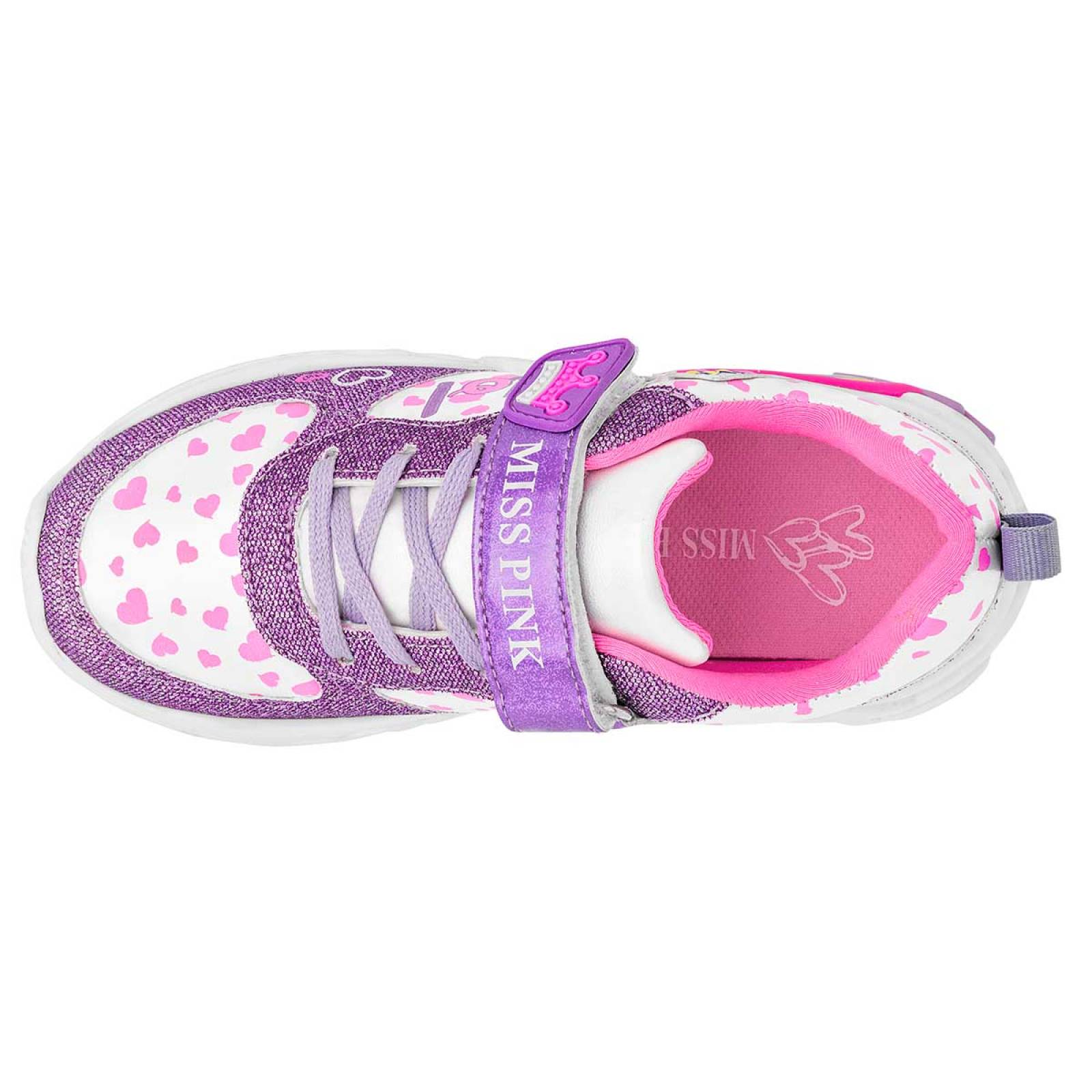 Tenis Miss pink Alegria Blanco