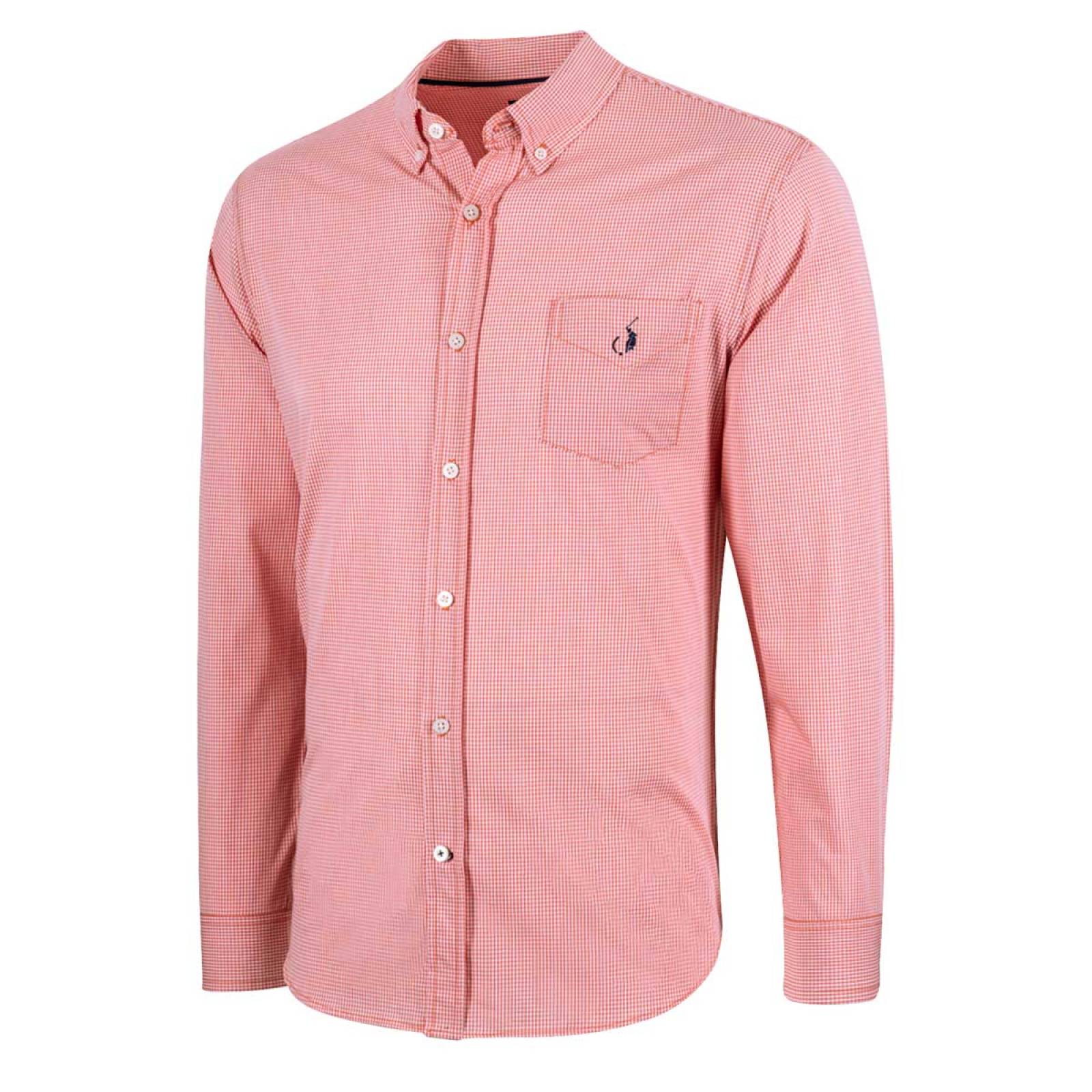 Camisa y playera Long beach polo club Ak126 Naranja