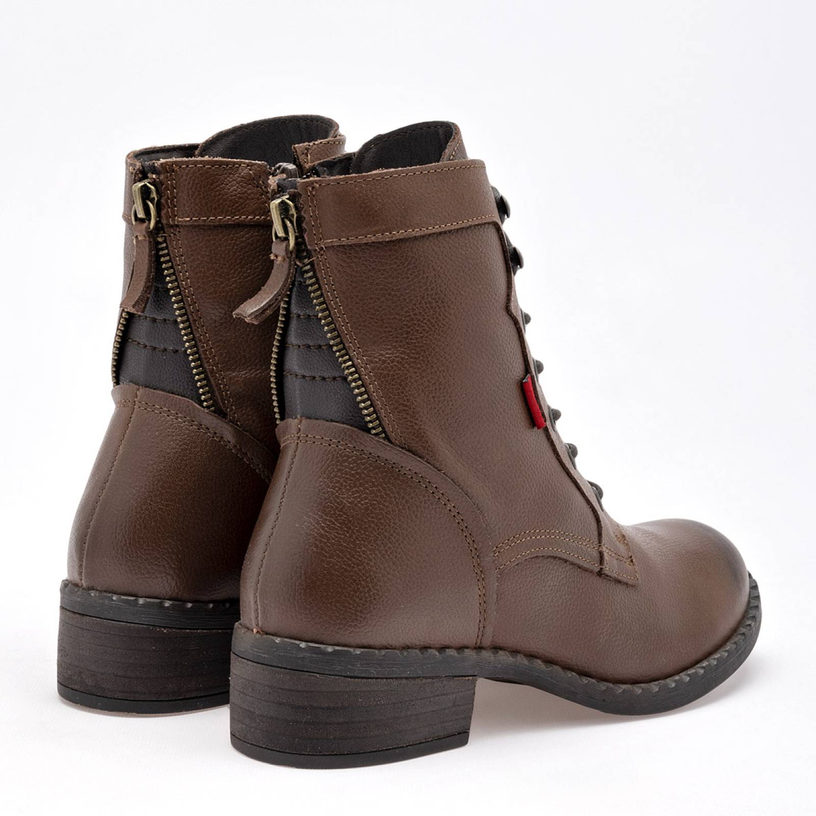 Bota Levis Cafe En Piel Para Dama Para D Lv-129242c