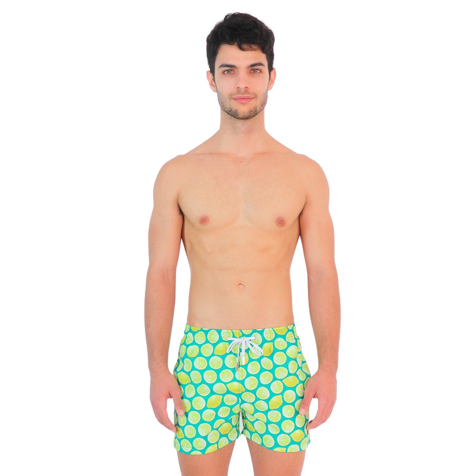 Traje de baño Hombre bañador playa ocean slave Limon