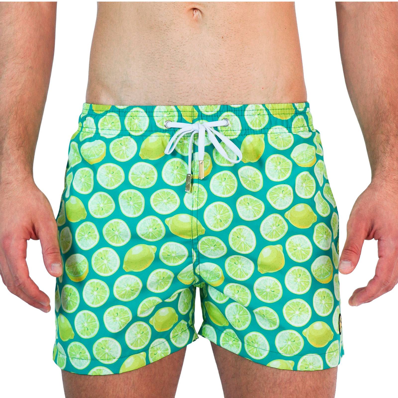 Traje de baño Hombre bañador playa ocean slave Limon