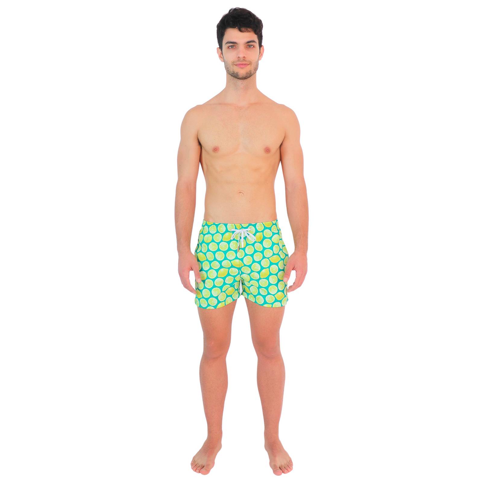 Traje de baño Hombre bañador playa ocean slave Limon