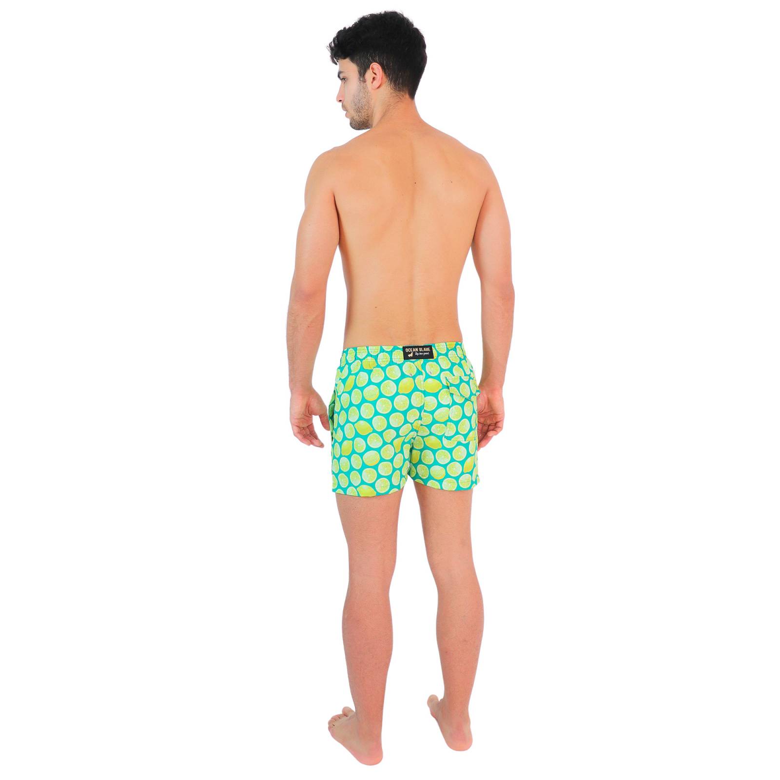 Traje de baño Hombre bañador playa ocean slave Limon