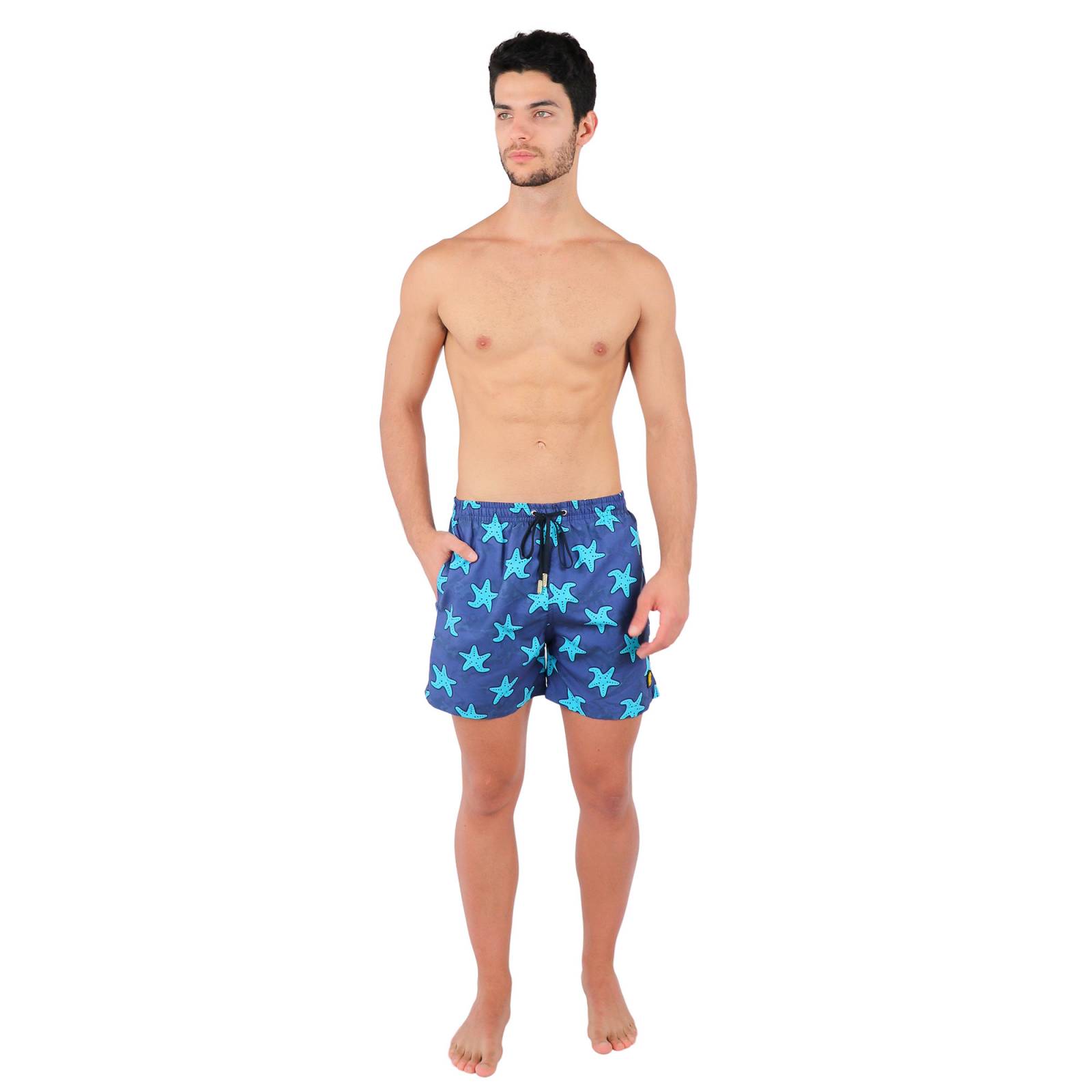 Traje de baño Hombre bañador playa Ocean slave Star blue
