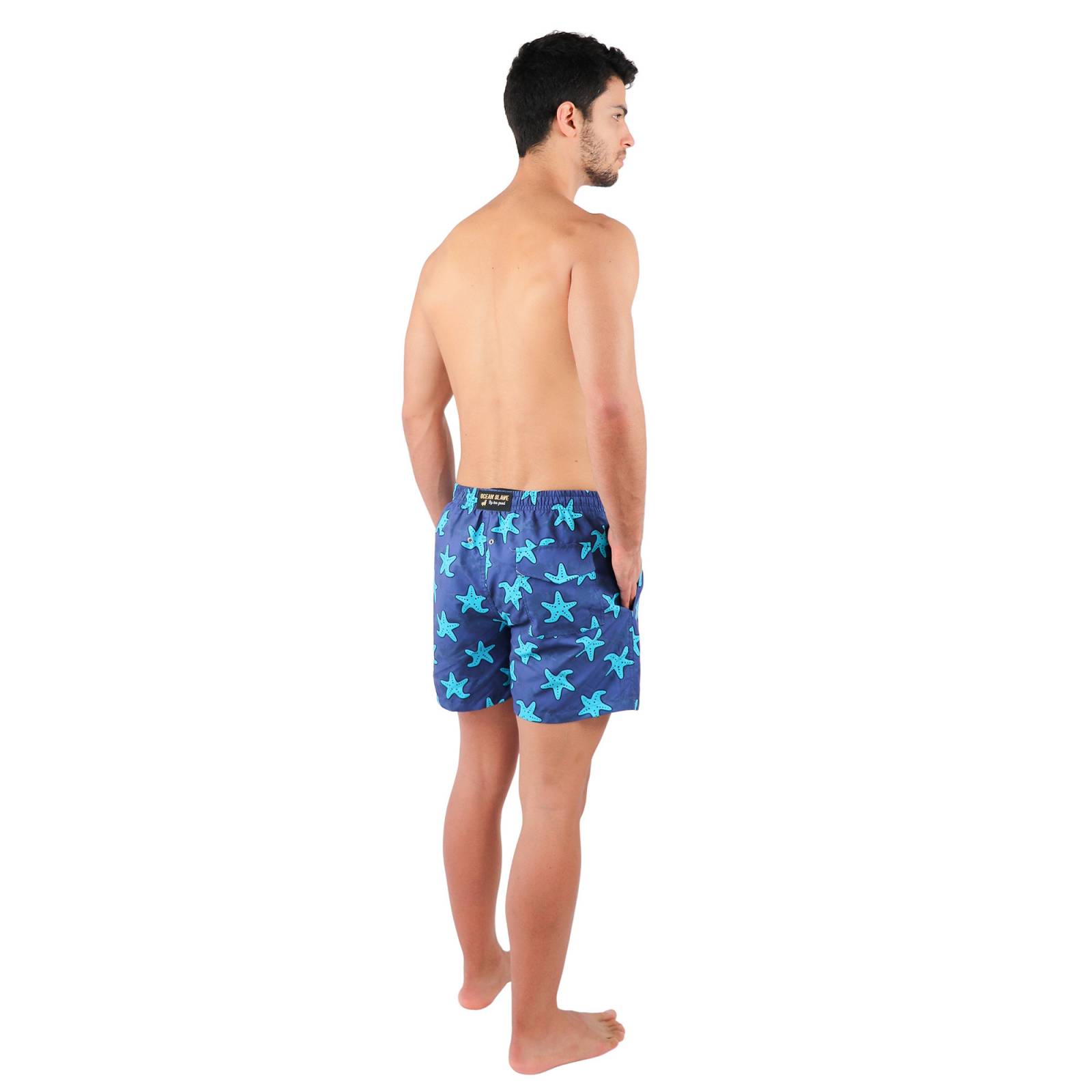 Traje de baño Hombre bañador playa Ocean slave Star blue