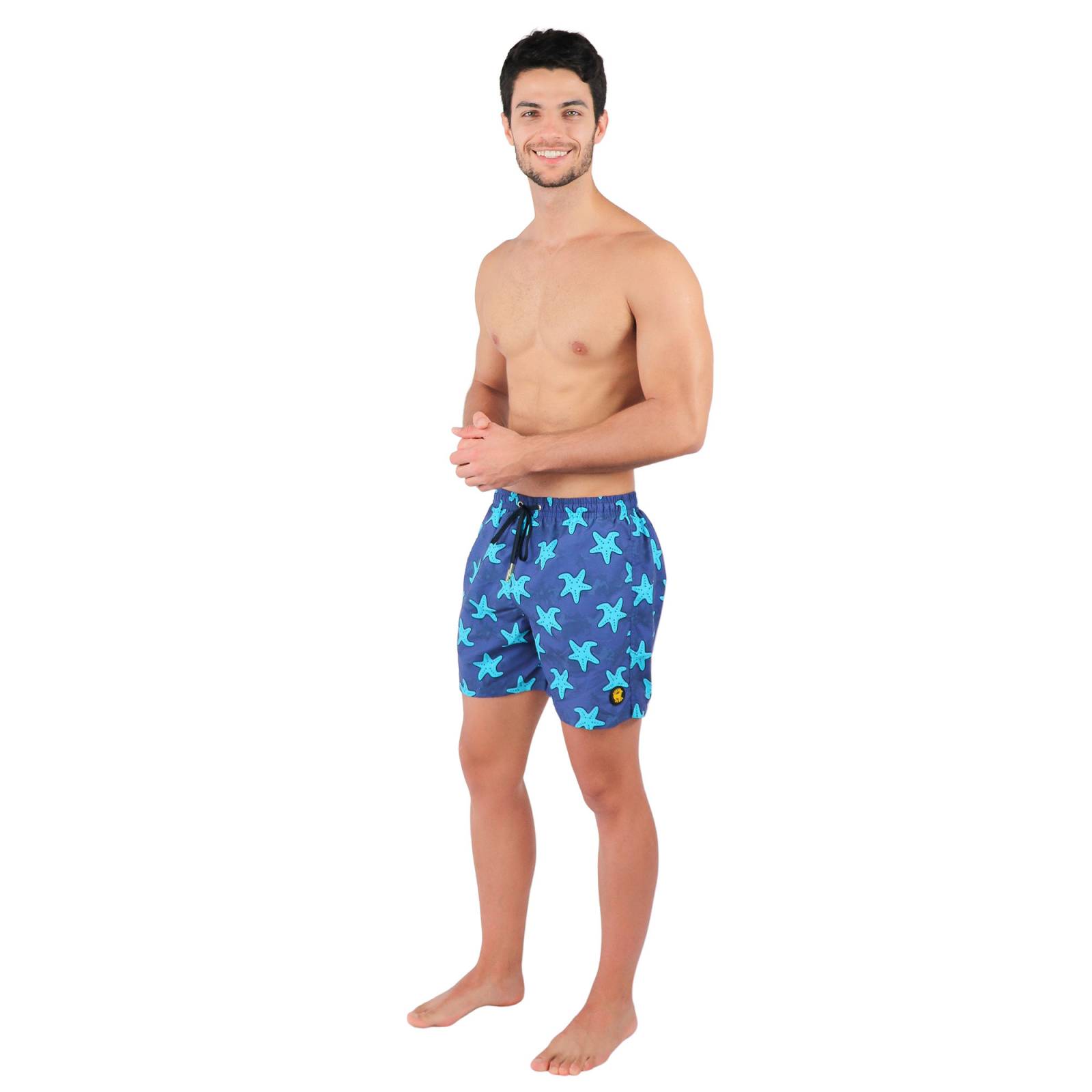 Traje de baño Hombre bañador playa Ocean slave Star blue