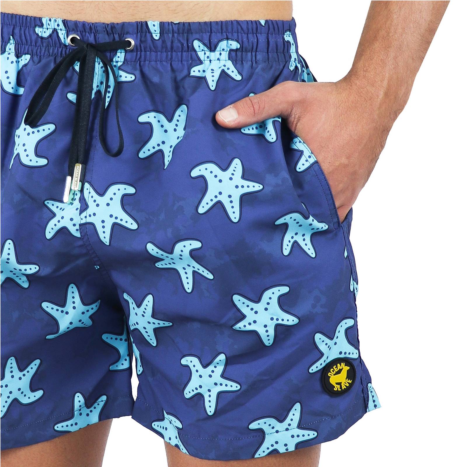 Traje de baño Hombre bañador playa Ocean slave Star blue