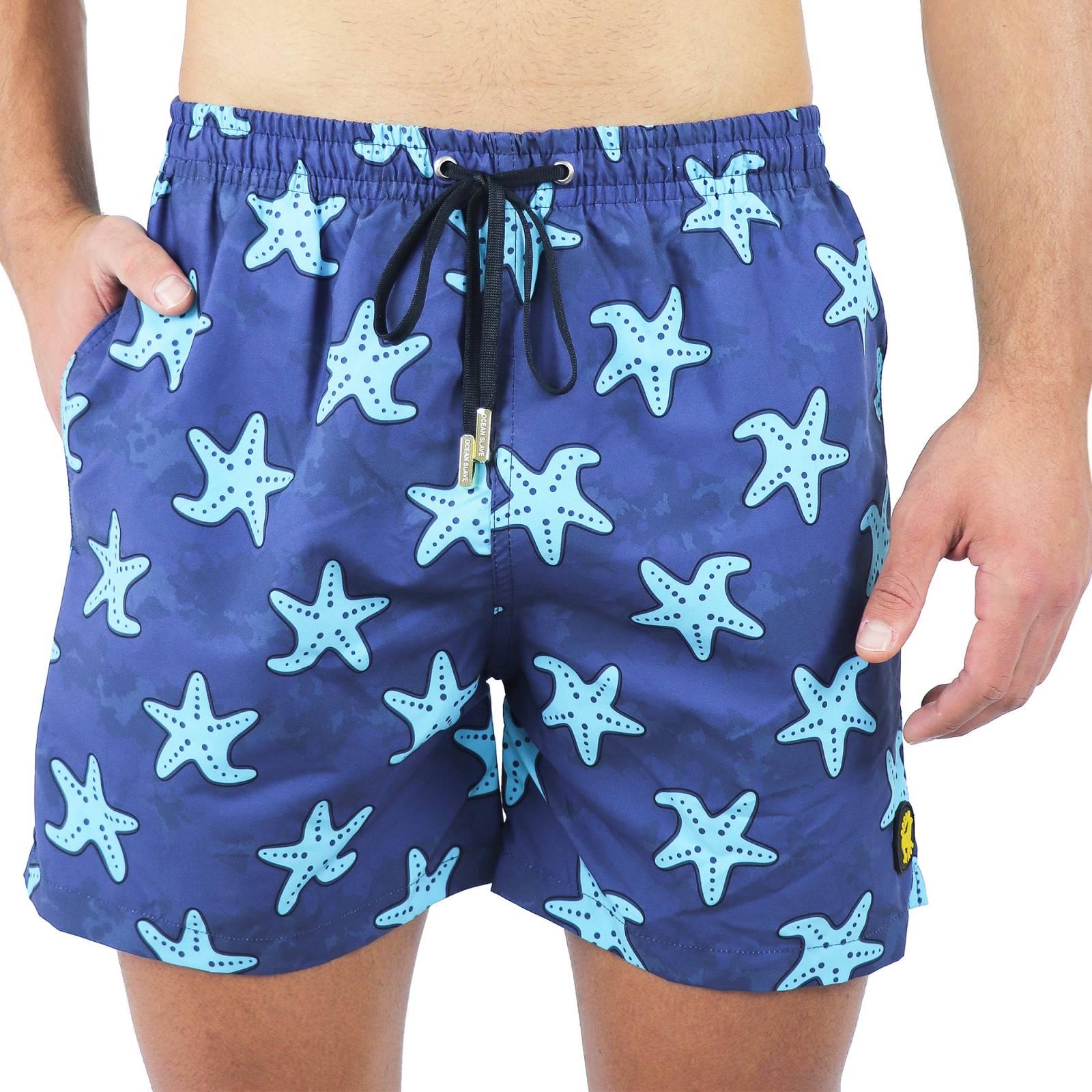 Traje de baño Hombre bañador playa Ocean slave Star blue
