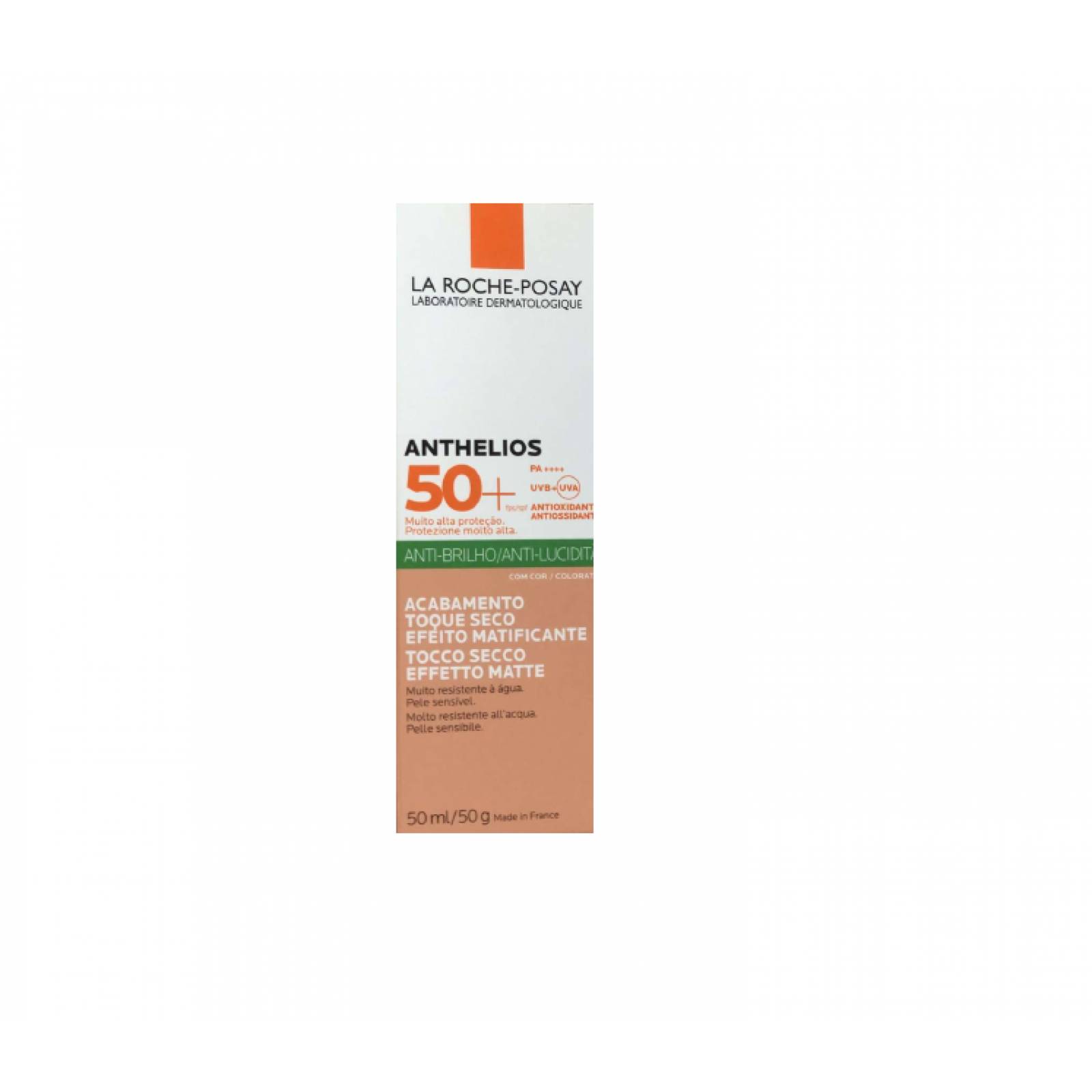 Anthelios Toque Seco con Color Protector Solar Facial 50 ml