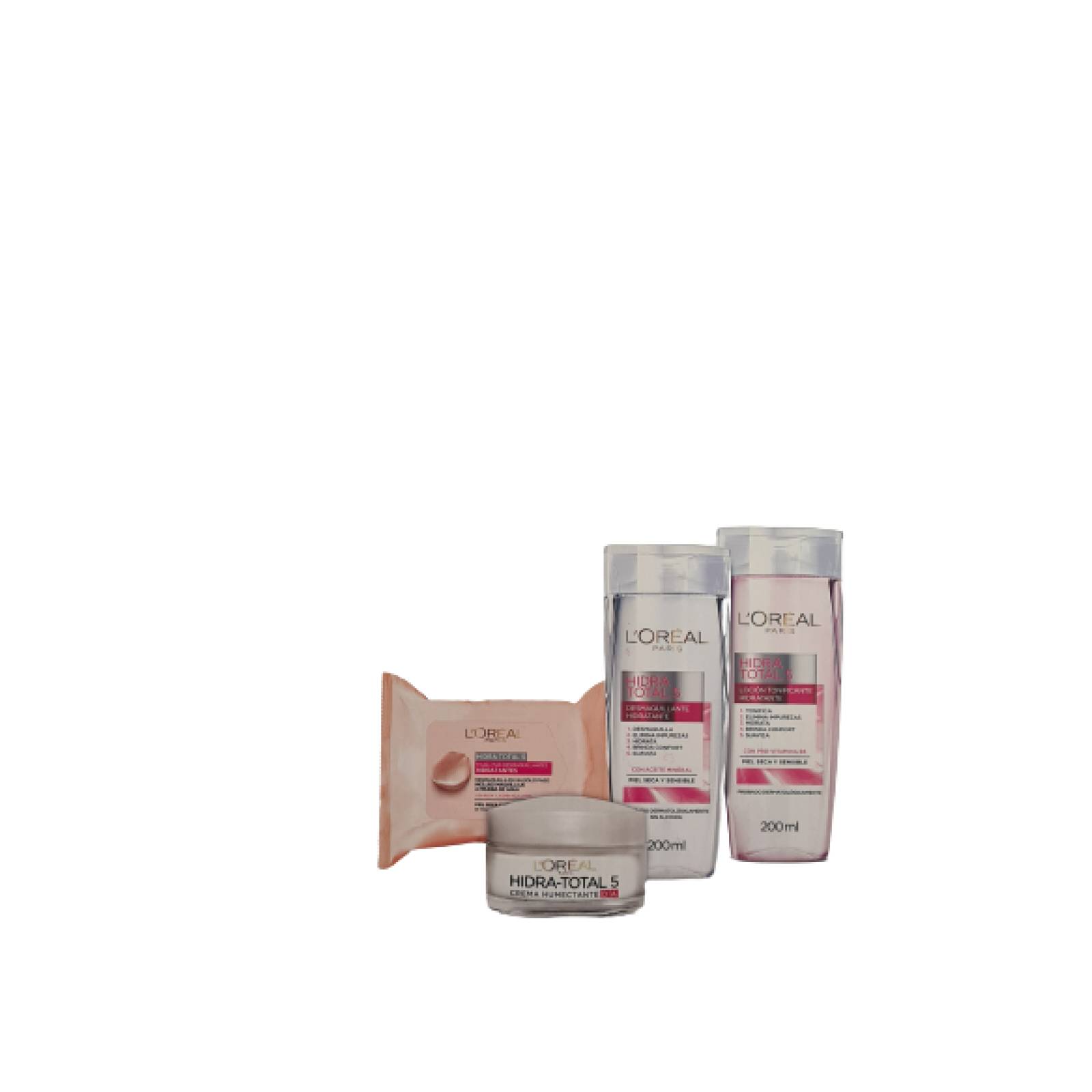 KIT LOREAL HIDRA TOTAL 5 PIEL SECA KARITE\VIT E 50ML 2PZ