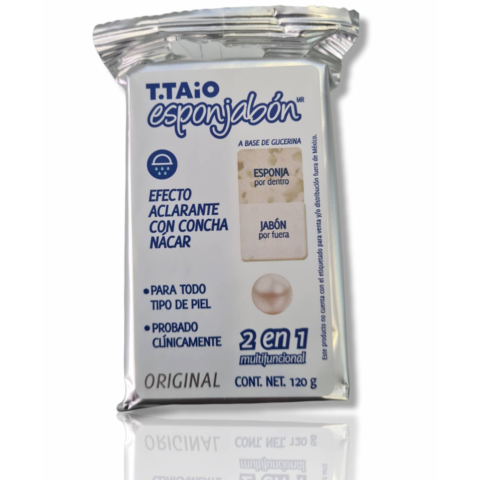 TTAIO ESPONJABON ACLARANTE CONCHA NACAR