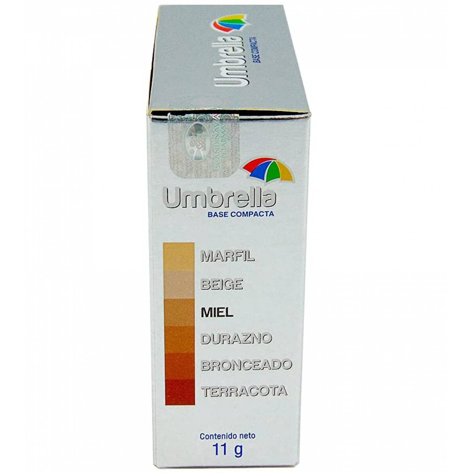 Foto Protector SPF 50+ Umbrella Base Compacta Tono Miel