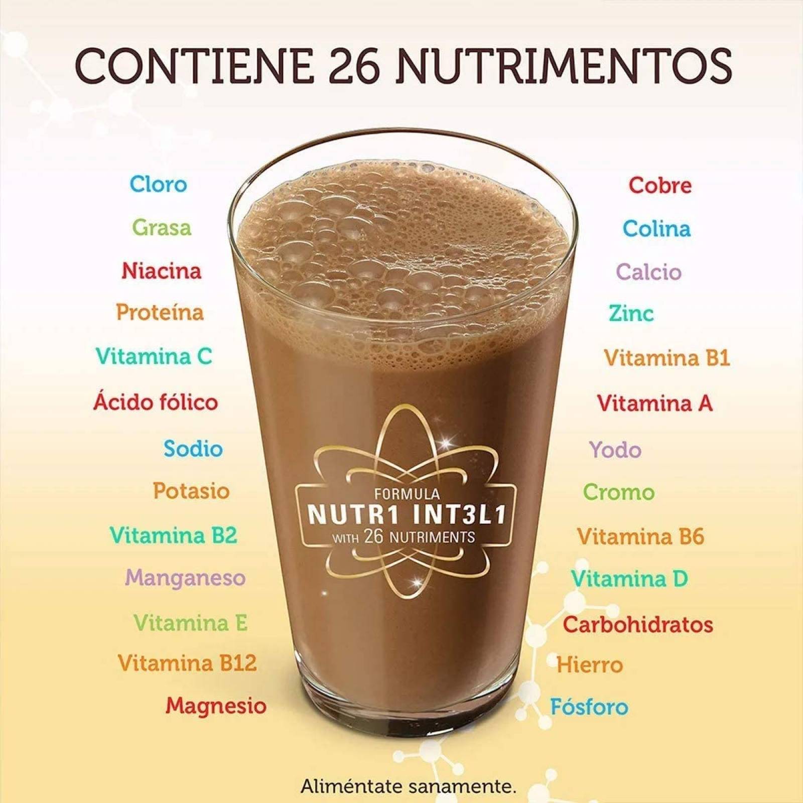 Chocolate En Polvo Cal C Tose Nutrientes Minerales 1900 g