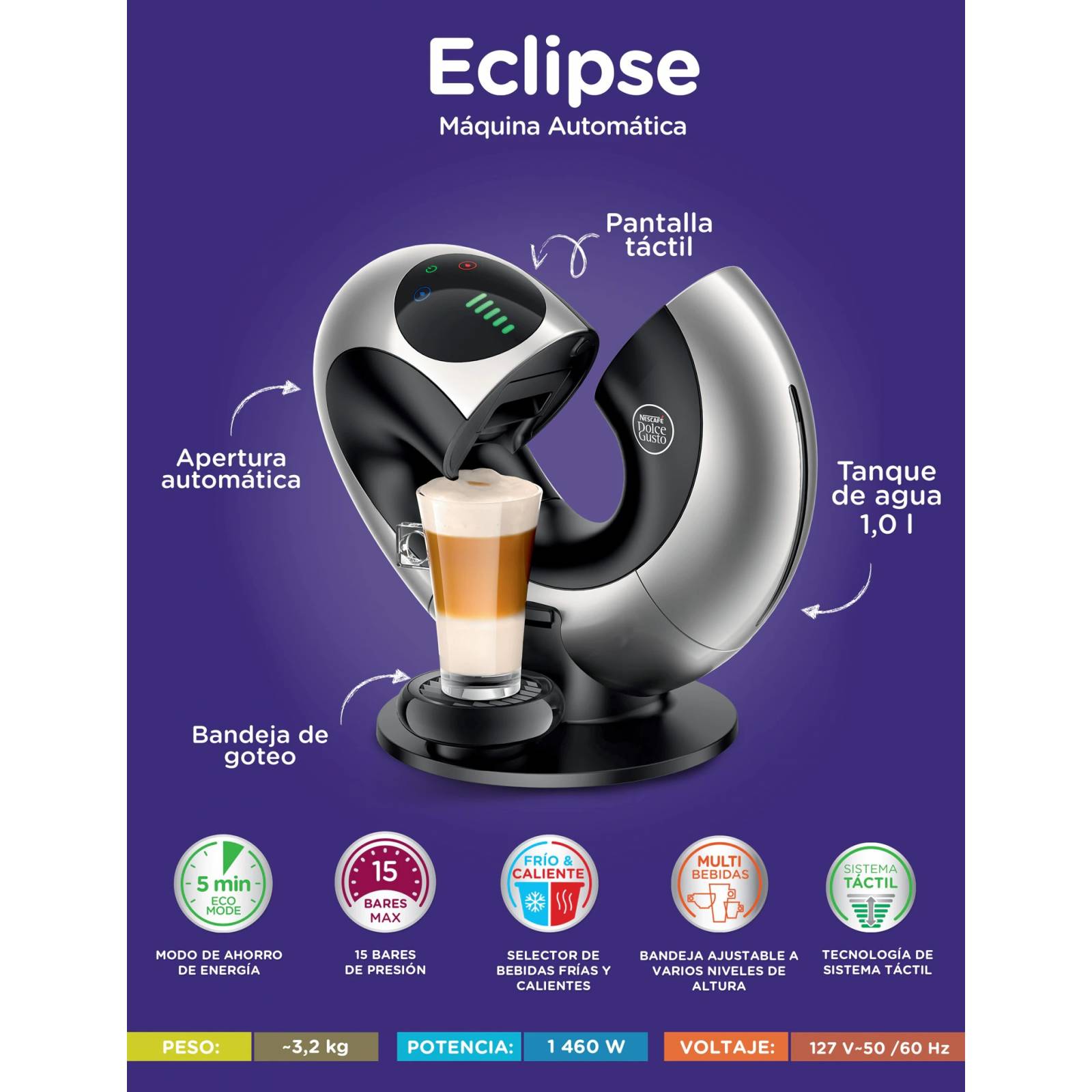 Cafetera Dolce Gusto Eclipse