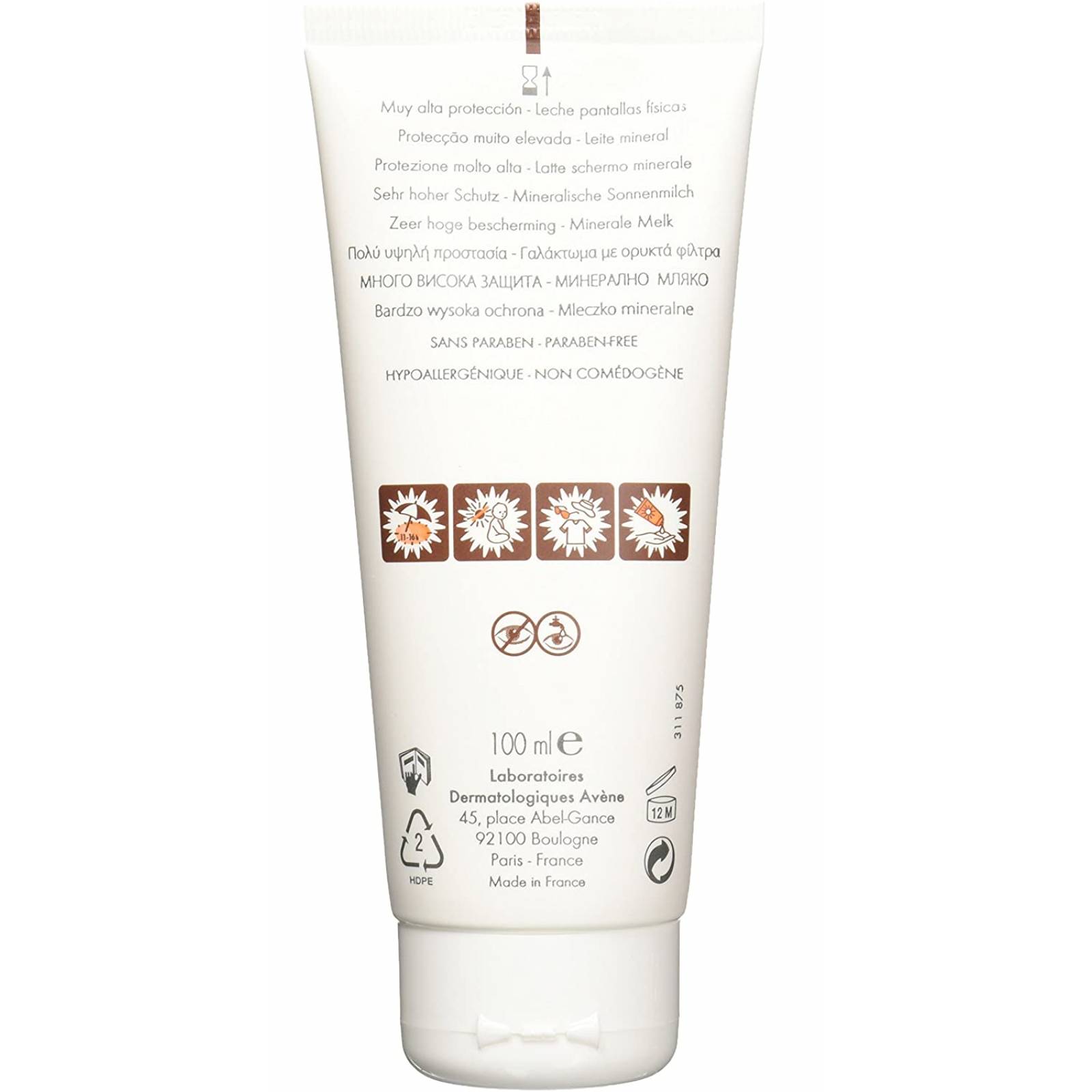 Avene Protector Solar Crema Mineral FPS 50 100 ml