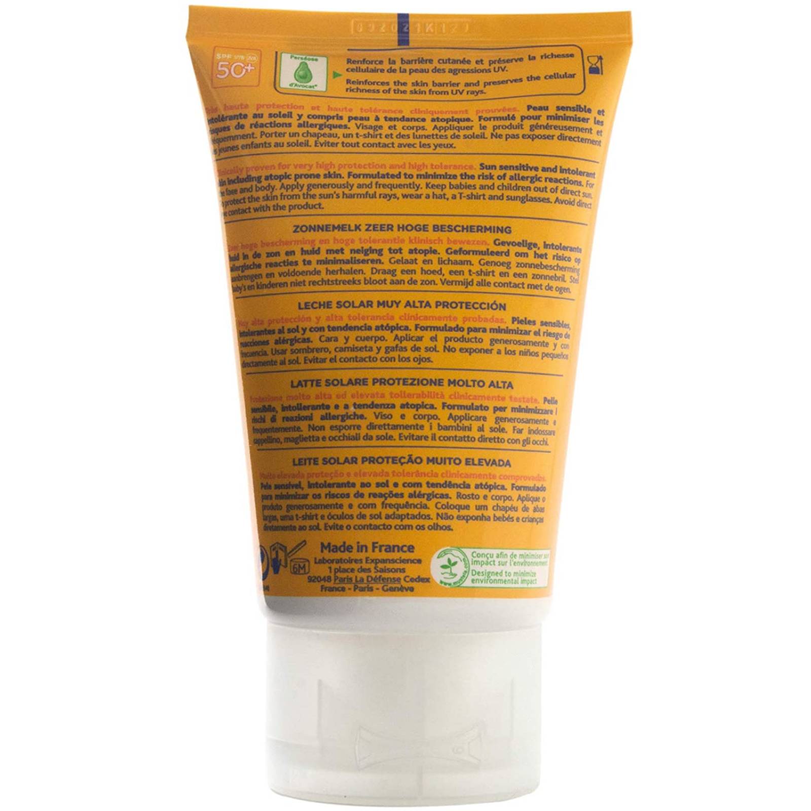 Protector Solar Fluido Corporal FPS 50+ Mustela  100 ml