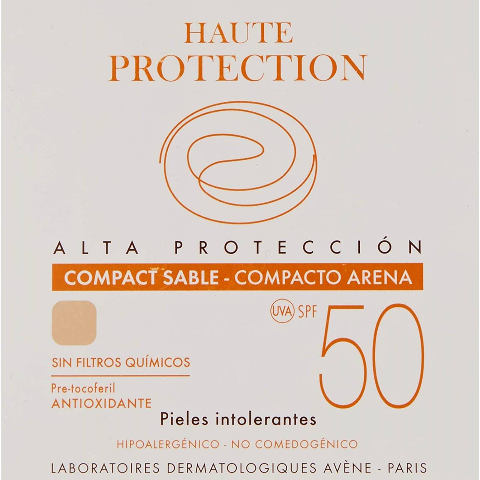 Avene bloqueador solar compacto arena fps 50 avene