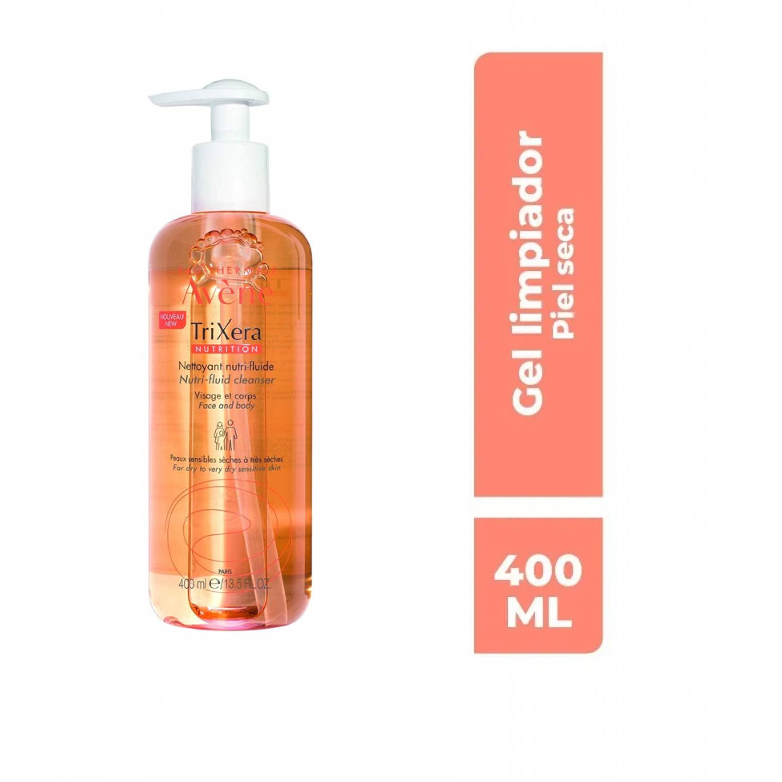 Eau Thermale Avene Trixera Nutrition Nutri Fluid Cleanser