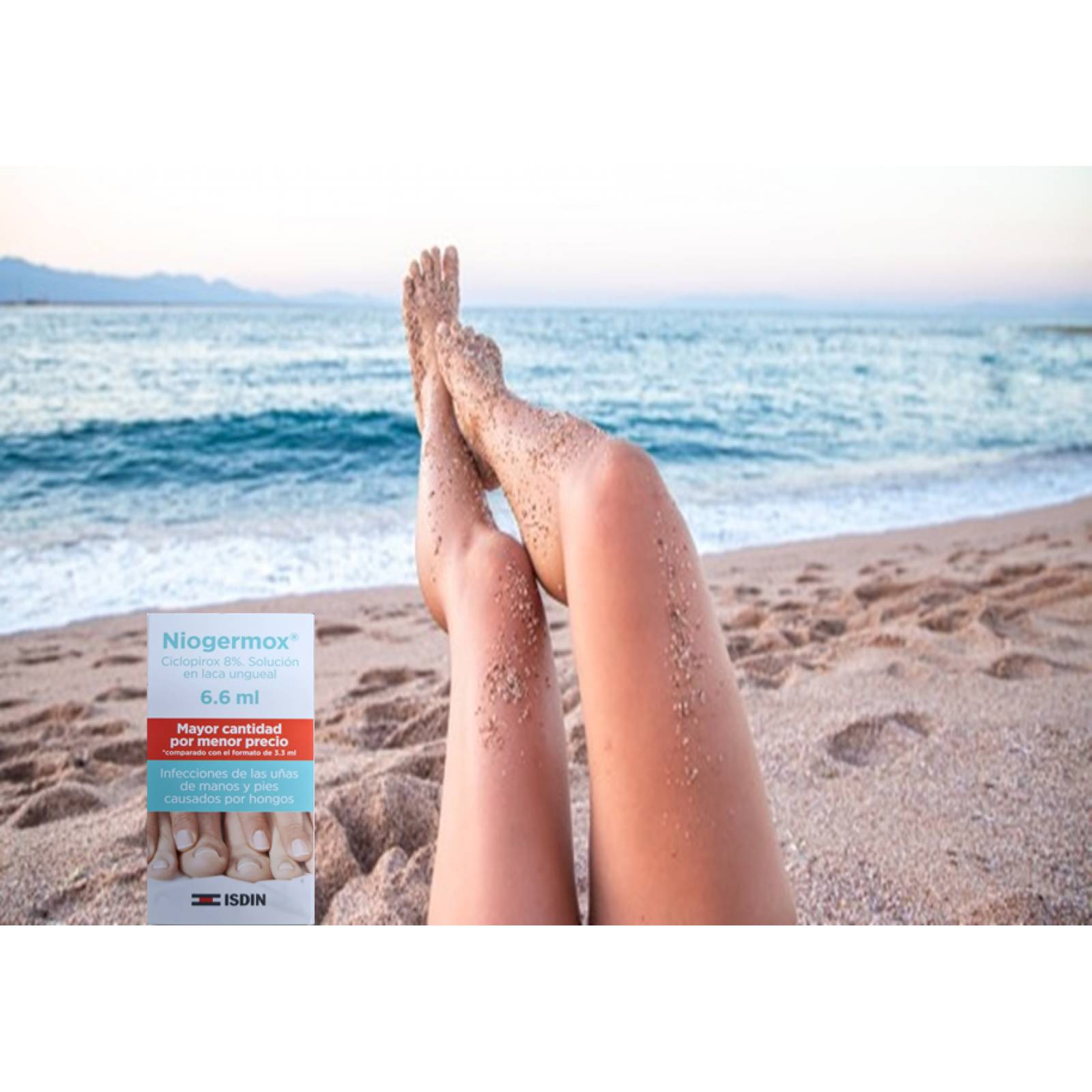 Niogermox 66ml Isdin para uñas 2 PIEZAS