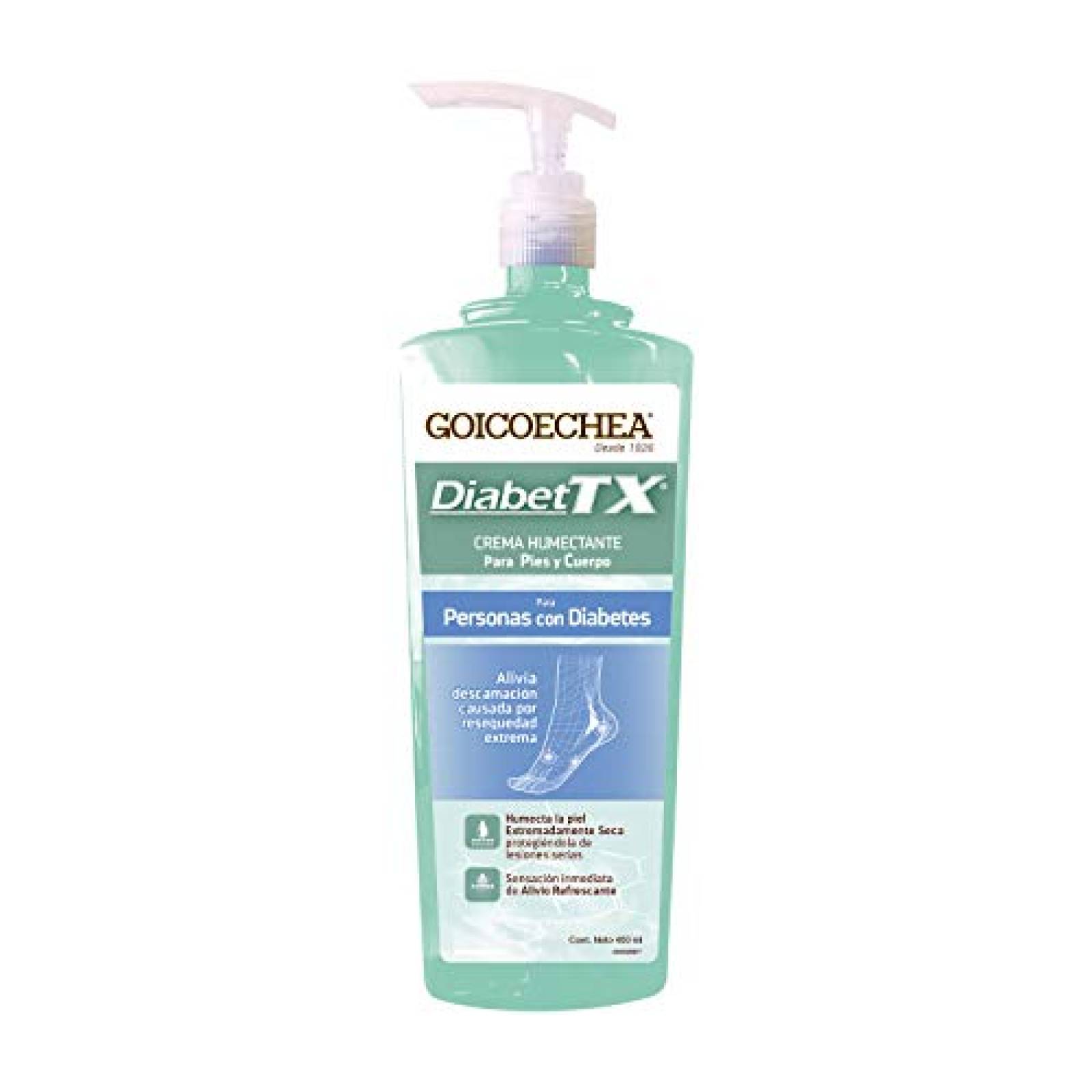 Goicoechea Crema Diabetx Humectante e Hidratante 400ml