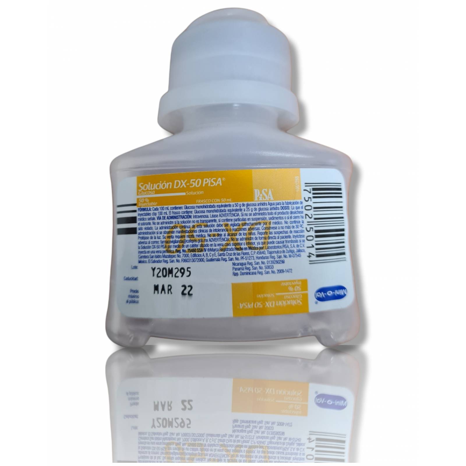 Solución Dextrosa 50% 50ML Flexoval - PISA