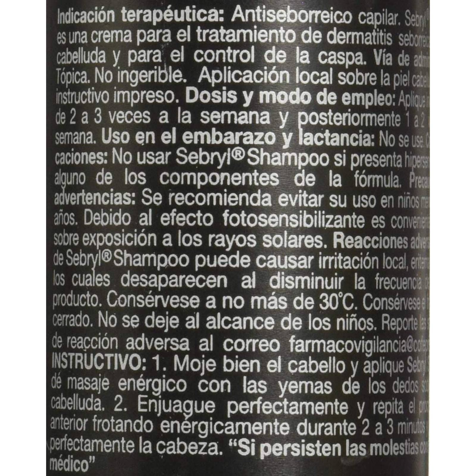 Shampoo Sebryl Nml Para Caspa 150 G