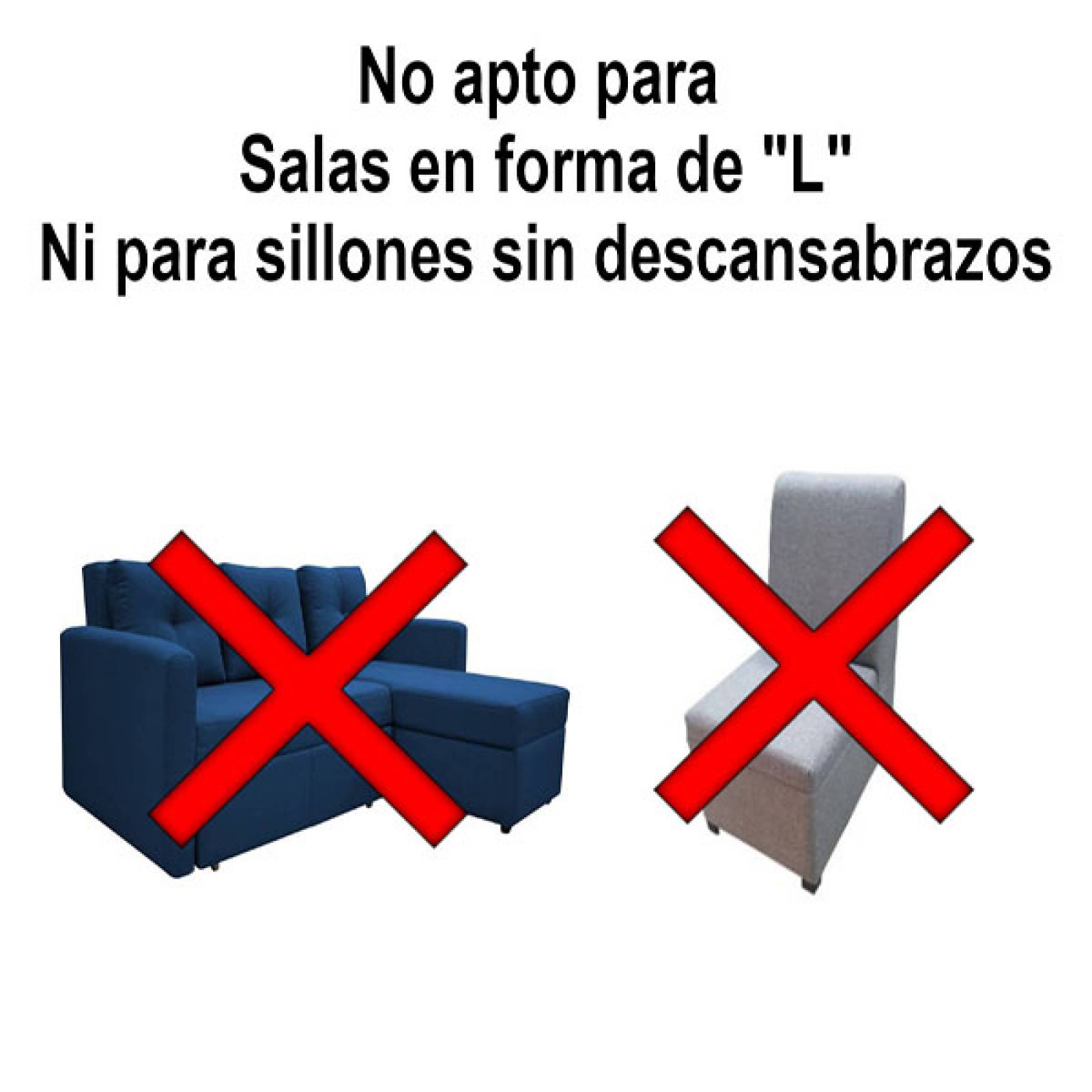 Cubresalas | Fundas Para Sillones | Juego Completo Naranja