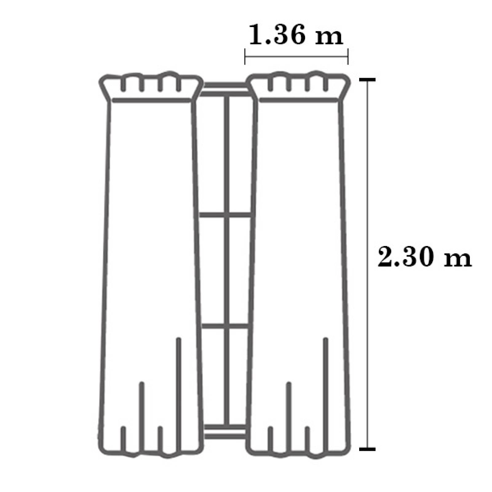 Cortinas Black Out Para Sala Mostaza | Bloquean la luz y el frío