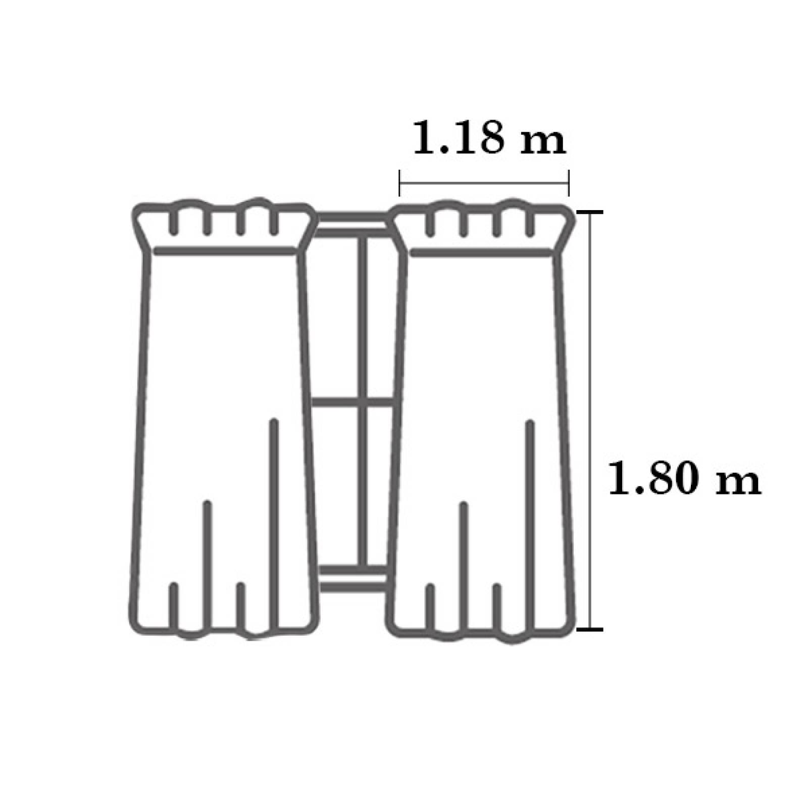 Cortinas Black Out Para Recámara Mostaza | Bloquean la luz y el frío