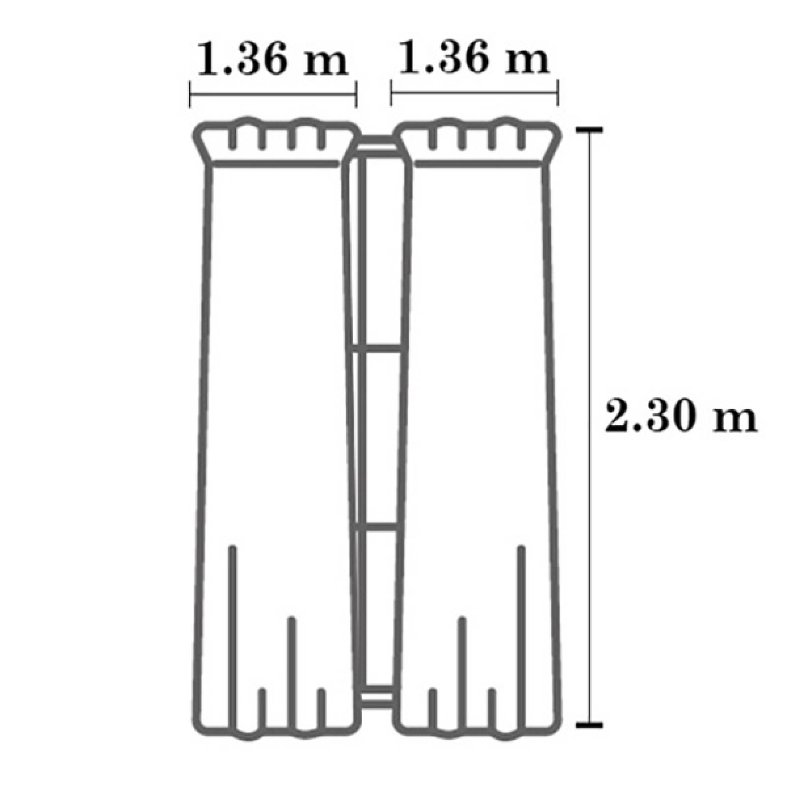 Cortinas Translucidas Largas | Blancas
