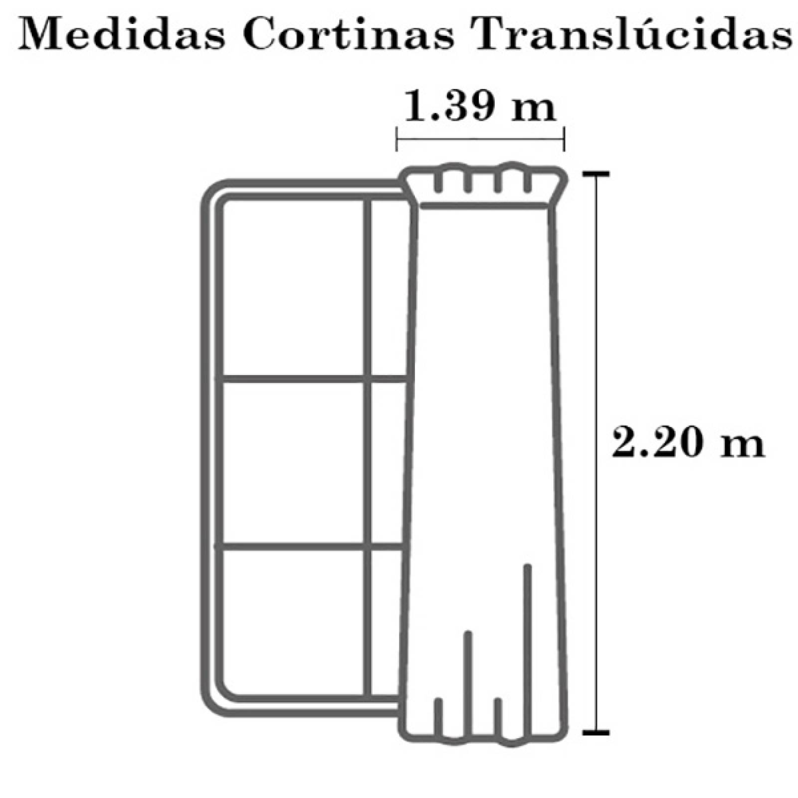 PUBLICACIÓN ERRONEA Cortinas Translucidas | Tergal Blanco | Permiten el paso de la Luz