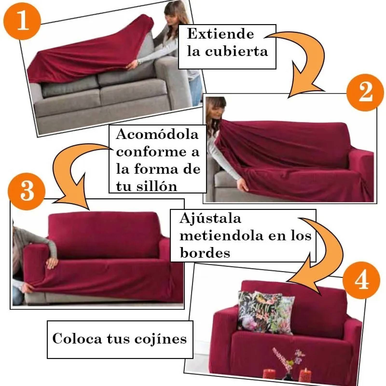 DESC Cubresalas Amarillo | Fundas Elásticas | Set Completo