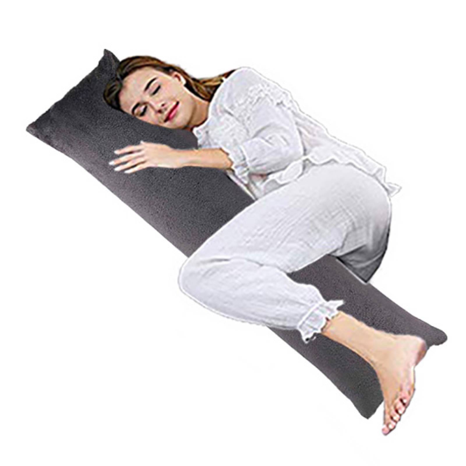 Almohada Abrazable Larga | Body Pillow | Super Suave | Gris