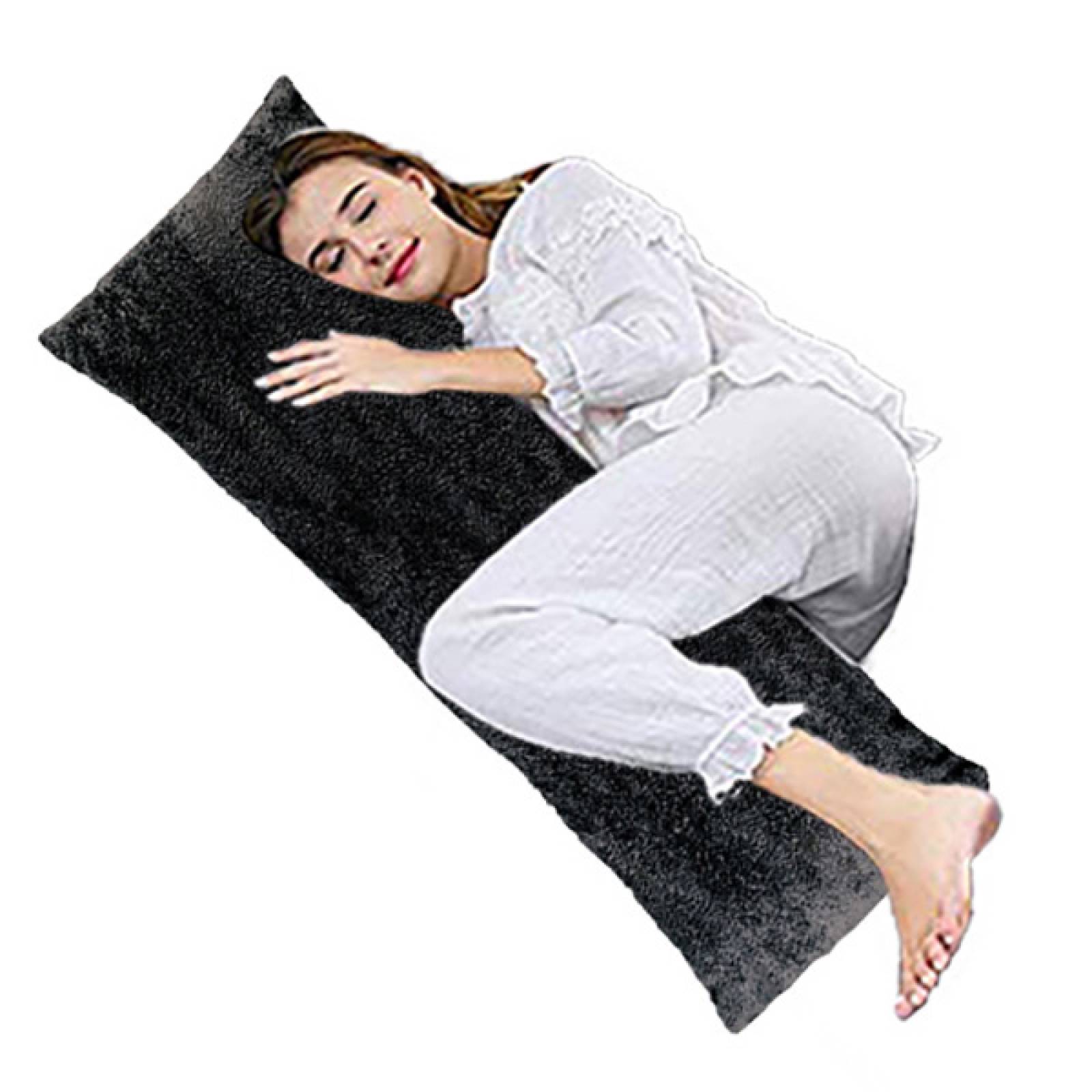 Almohada Abrazable Larga | Body Pillow | Super Suave | Negro