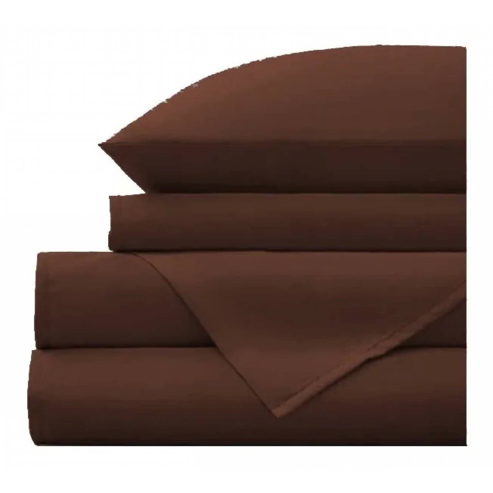 Juego De Sábanas King Size, Durables Y De Uso Rudo | Color Café